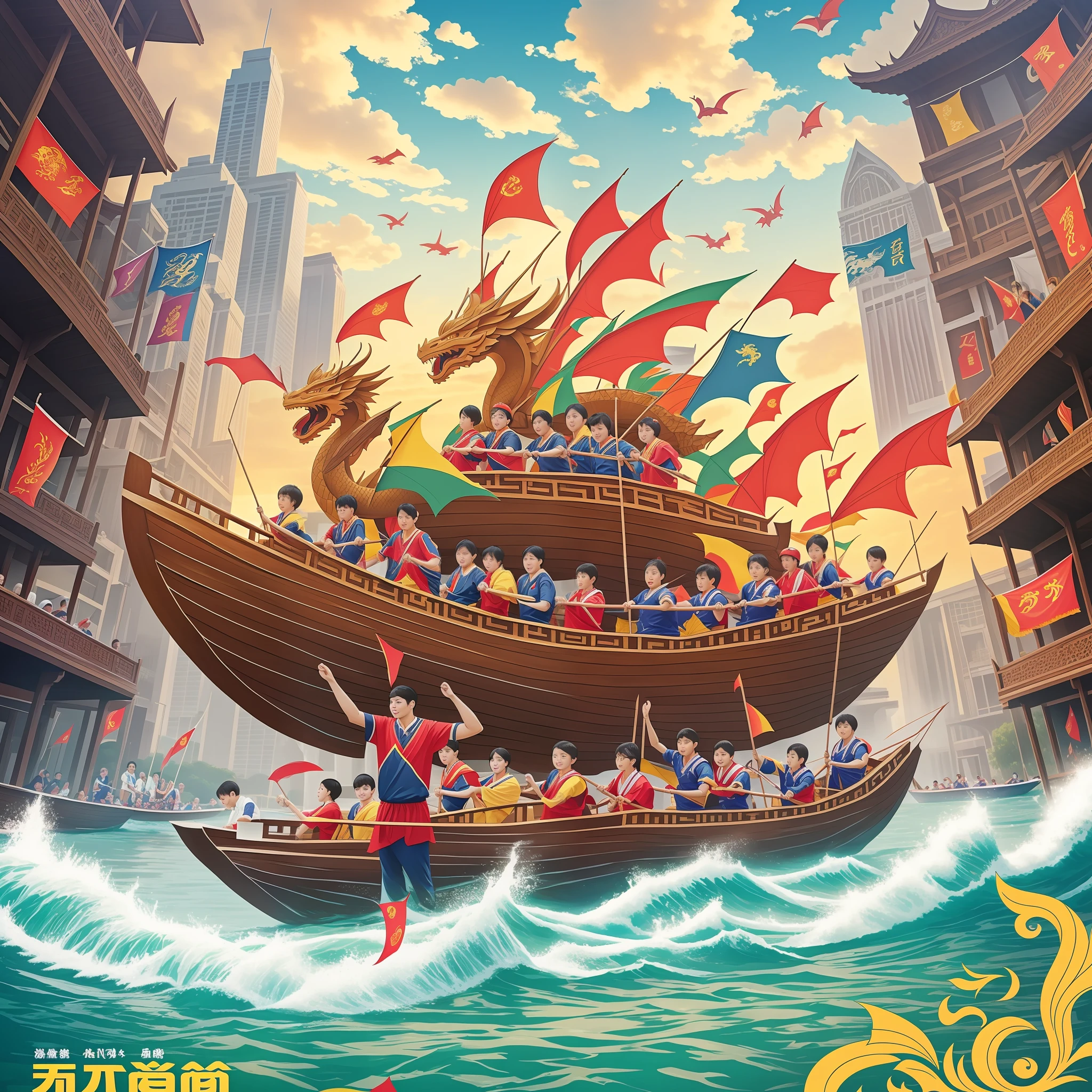 Dragon Boat Festival Poster --auto --s2