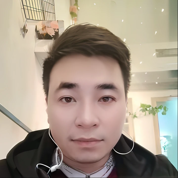 there is a man that is sitting down with headphones on, zeng fanzh, yanjun chengt, xintong chen, wenjun lin, huifeng huang, 2 , leng jun, qifeng lin, 2 8 years oldtion j - jiang geping, steve zheng, qichao wang, profile photo