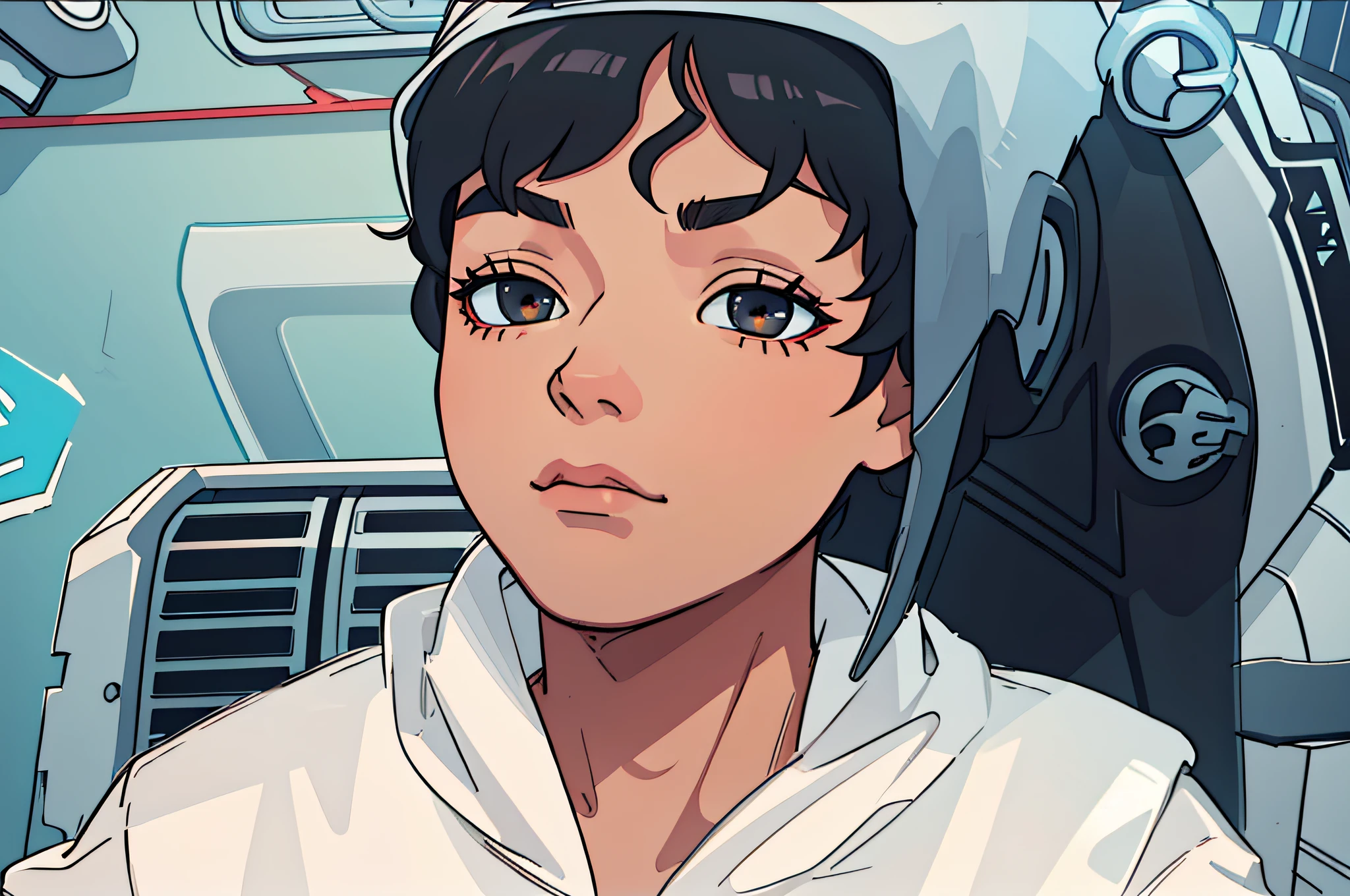 (masterpiece) Best quality, ultra-detailed CG unity 8k wallpaper. An extremely delicate and beautiful scene featuring a young (black-haired) hero with a similar look to handsome Miles Morales, Spiderman: into the spiderverse style, curly hair,