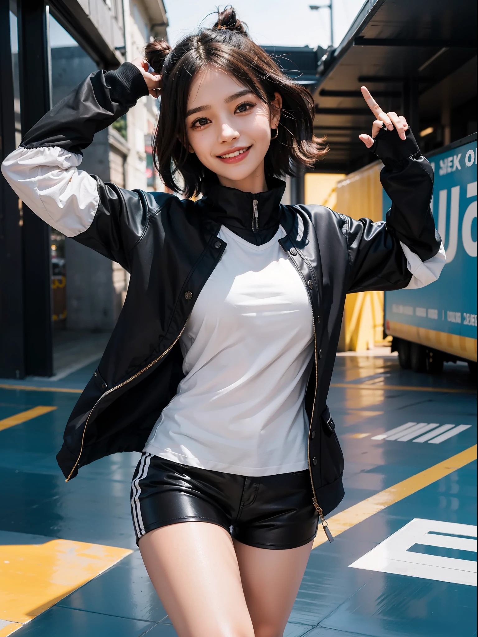 This girl has a very lively personality, always full of confidence and vigorous energy. Her bright eyes and pupils are filled with curiosity and enthusiasm, giving the impression that she is passionate about life. She is always smiling, and it is easy for people around her to infect her happiness and become her friends. She loves life, loves to try new things, and always tries her best to enrich her life. She has an active mind, is good at expressing her thoughts and opinions, and may even be a little adventurous and bold at times, but she is always able to balance her impulses and rationality to make informed decisions. Her body is full of youth, making people feel that she is full of infinite possibilities and vitality.