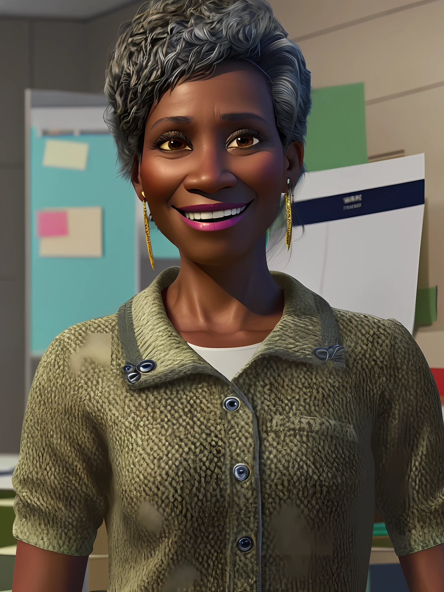 common social clothing, office background