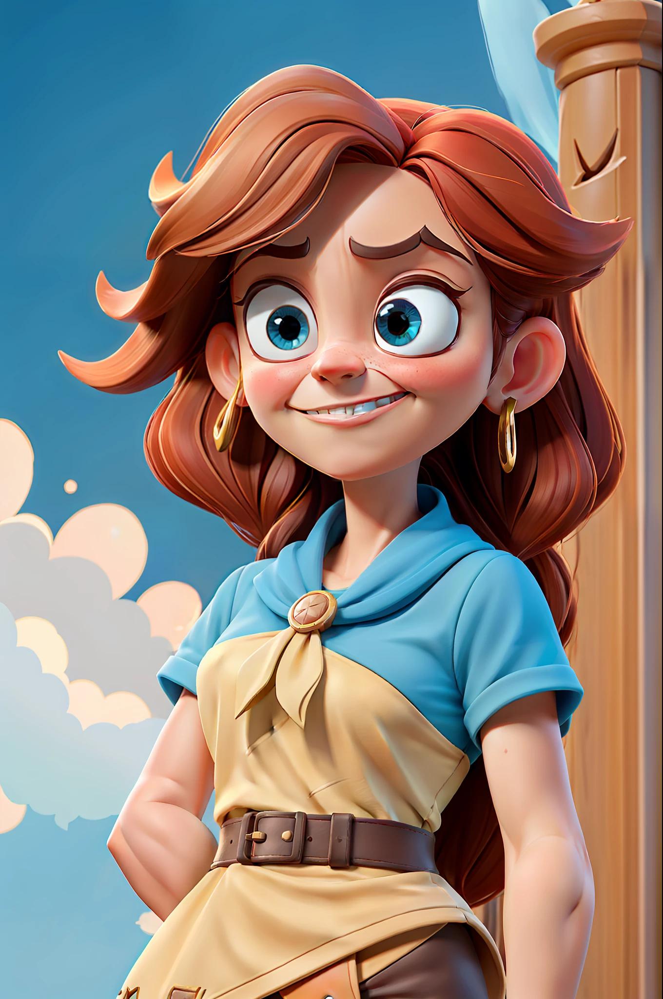 Masterpiece, best quality, Wendy of Gravity Falls