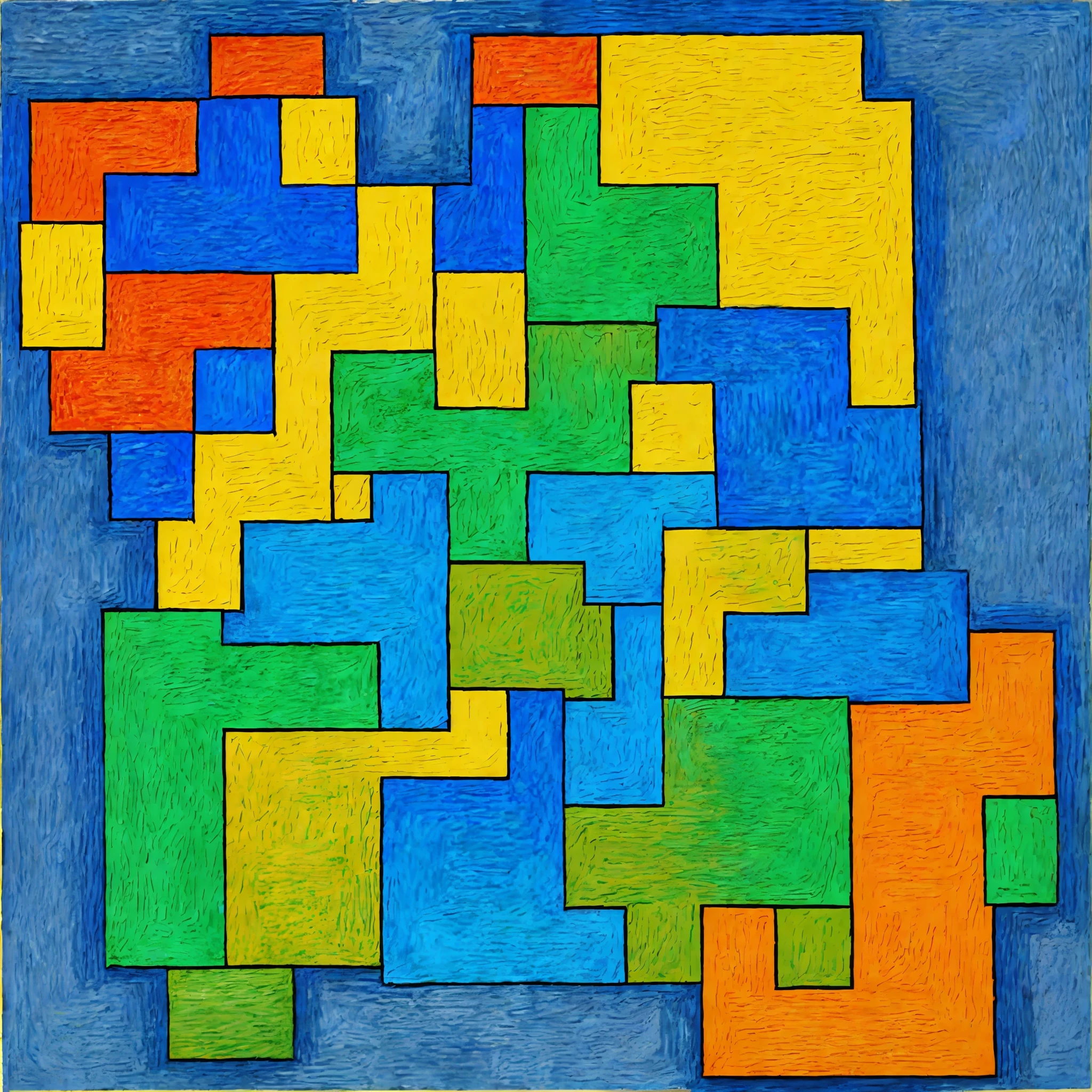 Tetris, Van Gogh style