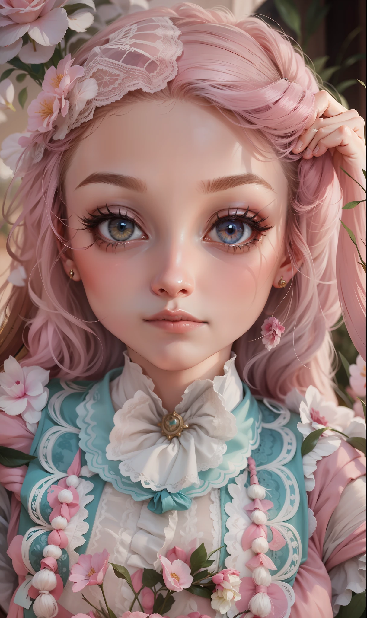 A beautiful period woman.