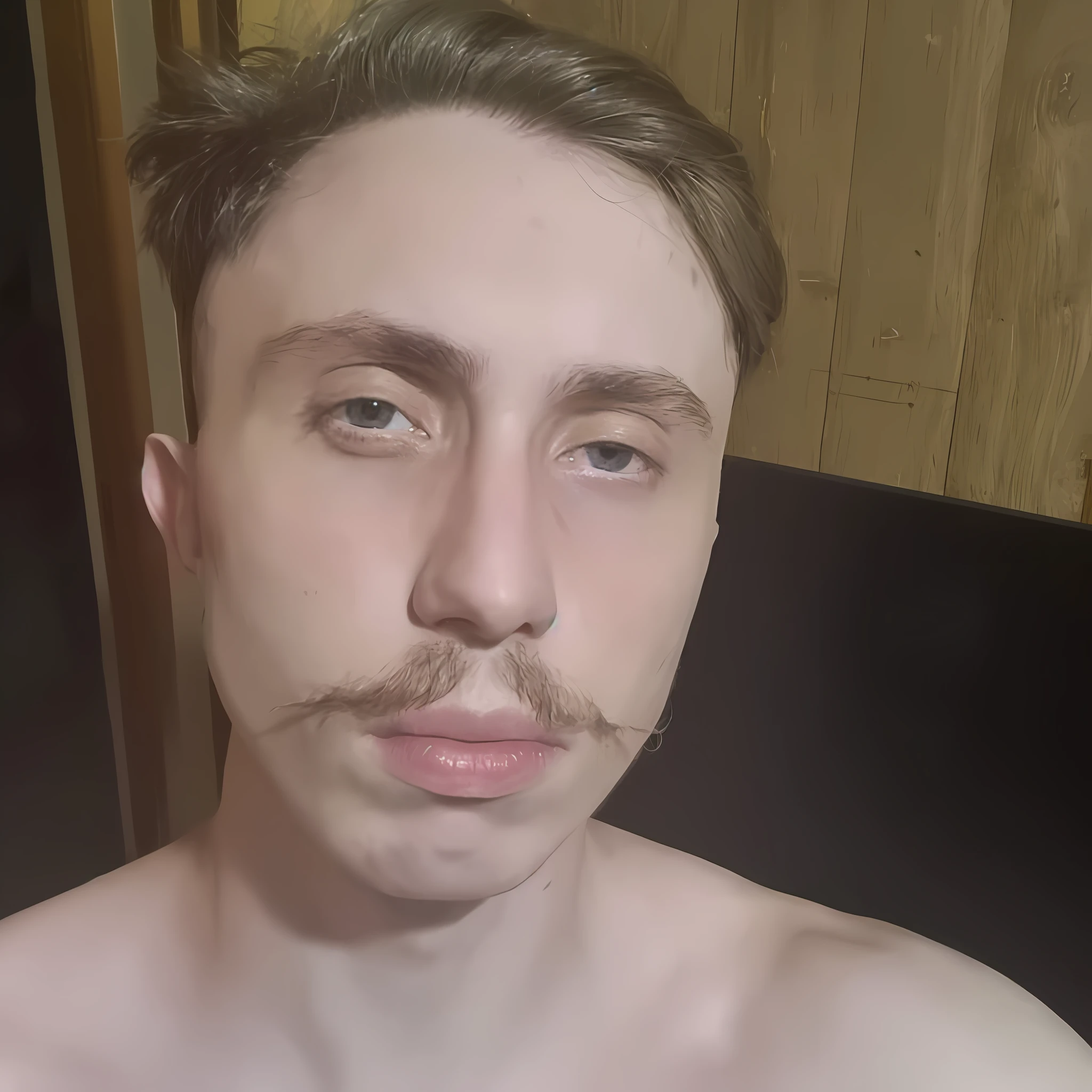 there is a man with a mustache and a beard on his face, thin moustache, 2 2 years old, twitch streamer / gamer ludwig, 2 3 years old, 2 8 years old, without mustache, neckbeard, 2 7 years old, 18 years old, 2 9 years old, 2 4 years old, 21 years old