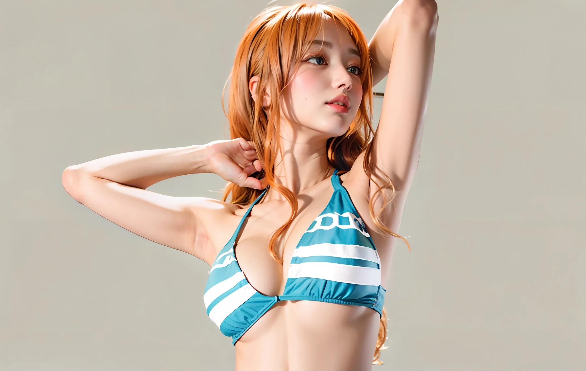 (pleated skirt:1.3), nsfw, 8K raw photo, Best quality, masterpiece, ultra high res, 1girl, looking at viewer, natural skin texture, realistic eye and face details, full lips, lipstick, rouge \(makeup\), red eyeshadow, fluffy short hair, messy hair, little smile, beautiful legs, thigh_gap, tall female, skinny, slim_legs,1girl, solo, skirt, chalkboard, underwear, long hair, brown hair, panties, indoors, ass, see-through, shoes, classroom, pantyhose, school uniform, looking at viewer, sneakers, shirt, blue skirt, skirt lift, looking back, standing, parted lips, pleated skirt, realistic, brown eyes, white shirt, lips, web address, clothes lift, from behind, bra, watermark, long sleeves, desk, miniskirt, standing on one leg, leg up, pantyshot, holding, huge breasts,huge chest
