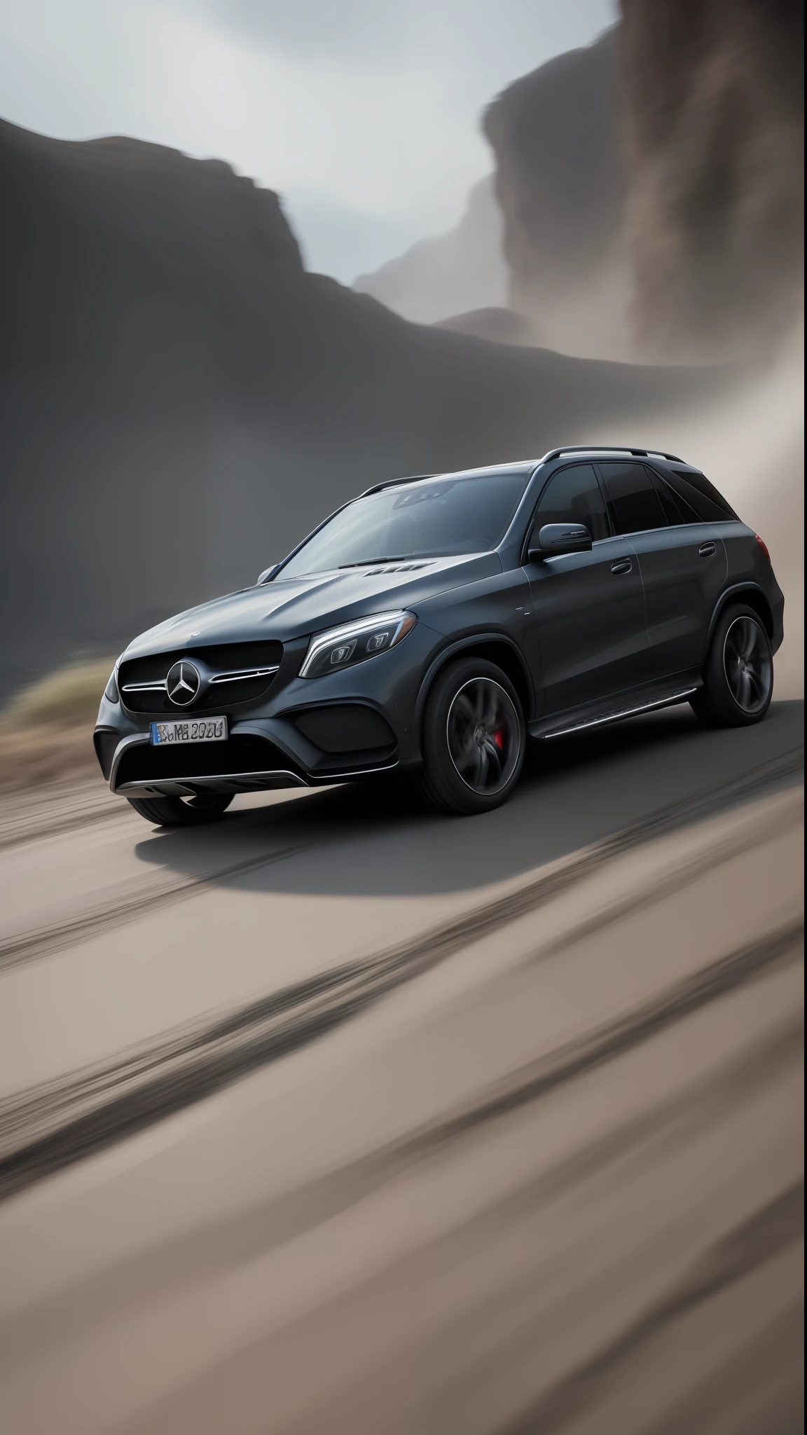 Mercedes GLE , Action Pose, Epic Scene, Many Fine Details, Film Style, Photography, Natural Textures, Natural Light, Natural Blur, Photo Realism, Cinematic Rendering, Ray Tracing, Top Quality, Highest Detail, Cinematic, Blur Effect, Long Exposure, 8K, Ultra-HD, Natural Light, Moody Lighting, Cinematic Lighting, Hyper Realistic, Vibrant, 8K, Detailed, Ultra Detailed,