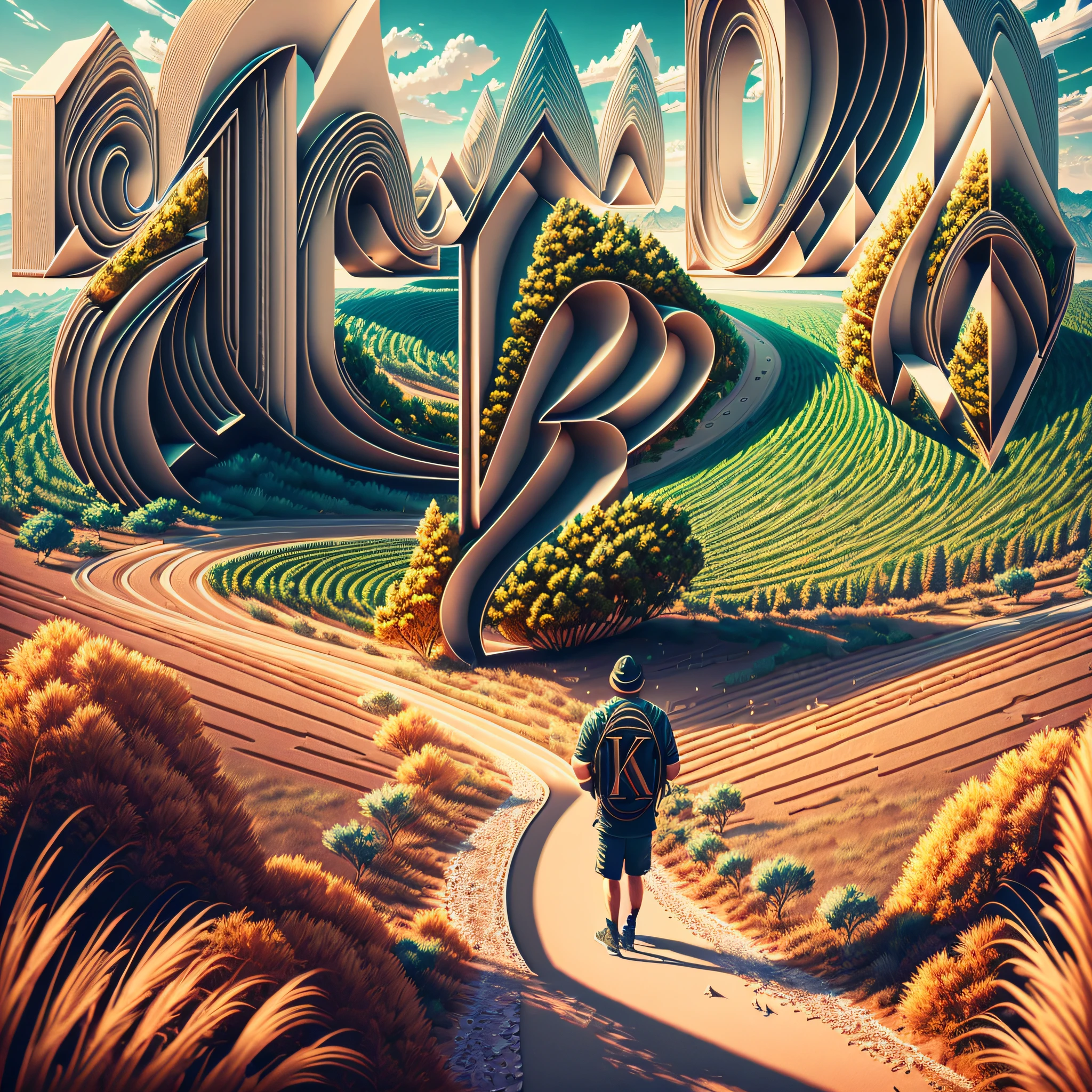 CREATE A BANNER FOR A YOUTUBE CHANNEL THAT IS 2048 X 1152 PIXELS IN SIZE. THE IMAGE SHOULD BE BASED ON THE WORD WALKING. THE IMAGE SHOULD HAVE THE WORD "WALKING" WRITTEN IN BOLD AND ARTISTIC LETTERS. 4K IMAGE --auto --s2