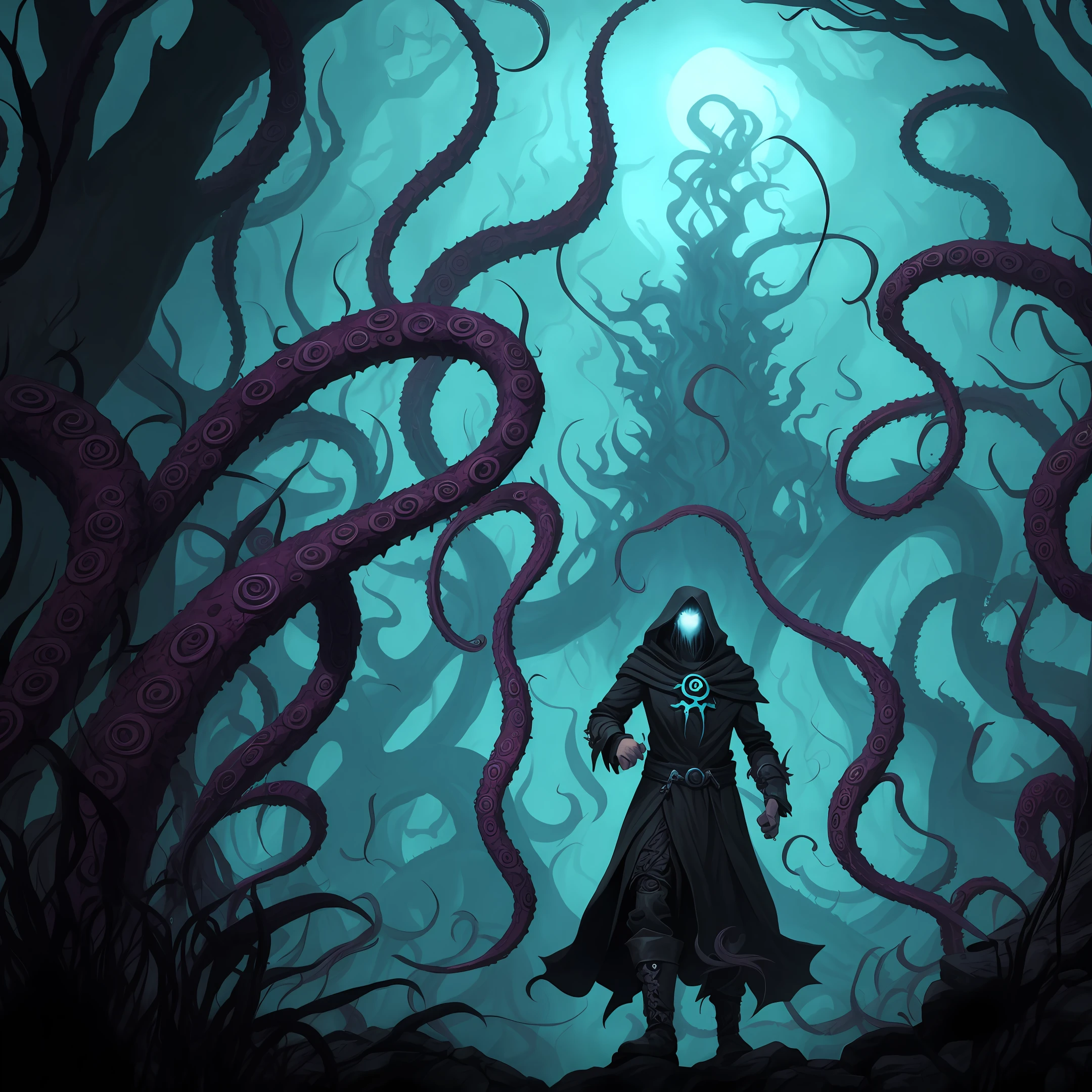 Cultist abyss tentacles shadows
