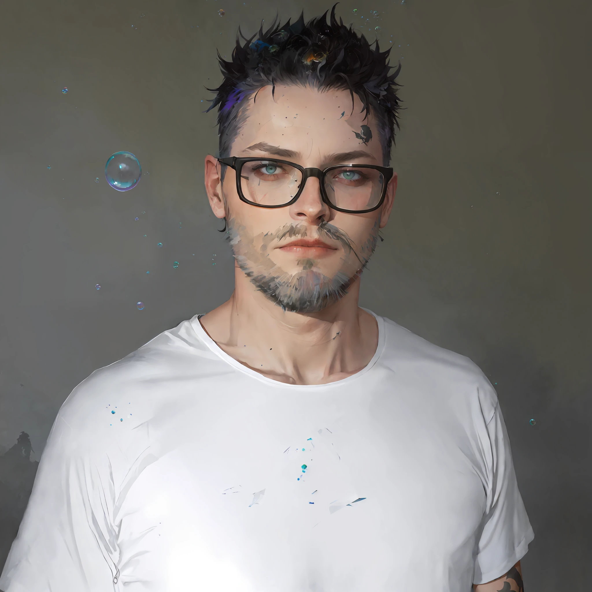 Style Snthwve Nvinkpunk Beautiful Hoemm as Sandman Delusion, (hallucinating colorful soap bubbles), by Jeremy Mann, by Sandra Chevrier, by Dave McKean and Richard Avedon and Maciej Kuciara, Punk Rock, Tank Girl, High Detailed, 4K, RTX --auto --s2