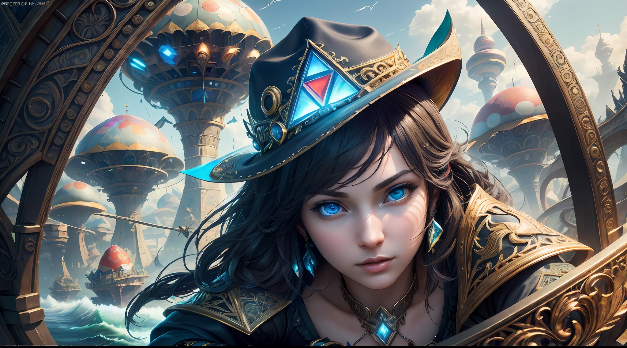 (((Multiplayer, Vivid Eyes, Man and Woman))), Best Quality, Realistic, Realistic, Award-Winning Illustrations, (Intricate Details: 1.2), (Fine Details), (Intricate Details), (Cinematic Light, Best Quality Backlight), Clear Lines, Sharp Focus, Official Art, Unity 8k Wallpaper, Ridiculous, Incredibly Absurd, Fantasy Art, (((Full Body Portrait))), RTX, ((Award-winning Triangle Studio Close-up Photo)), 1 Boy, (shut up), best quality, 4K, beautiful mysterious creatures, male, flying, surrealism, masterpiece by ncwinters, masterpiece in mysterious country town, masterpiece, intricate details, ff14style, urban painting, bridge, river, giant mushroom, landscape, bright colors,
