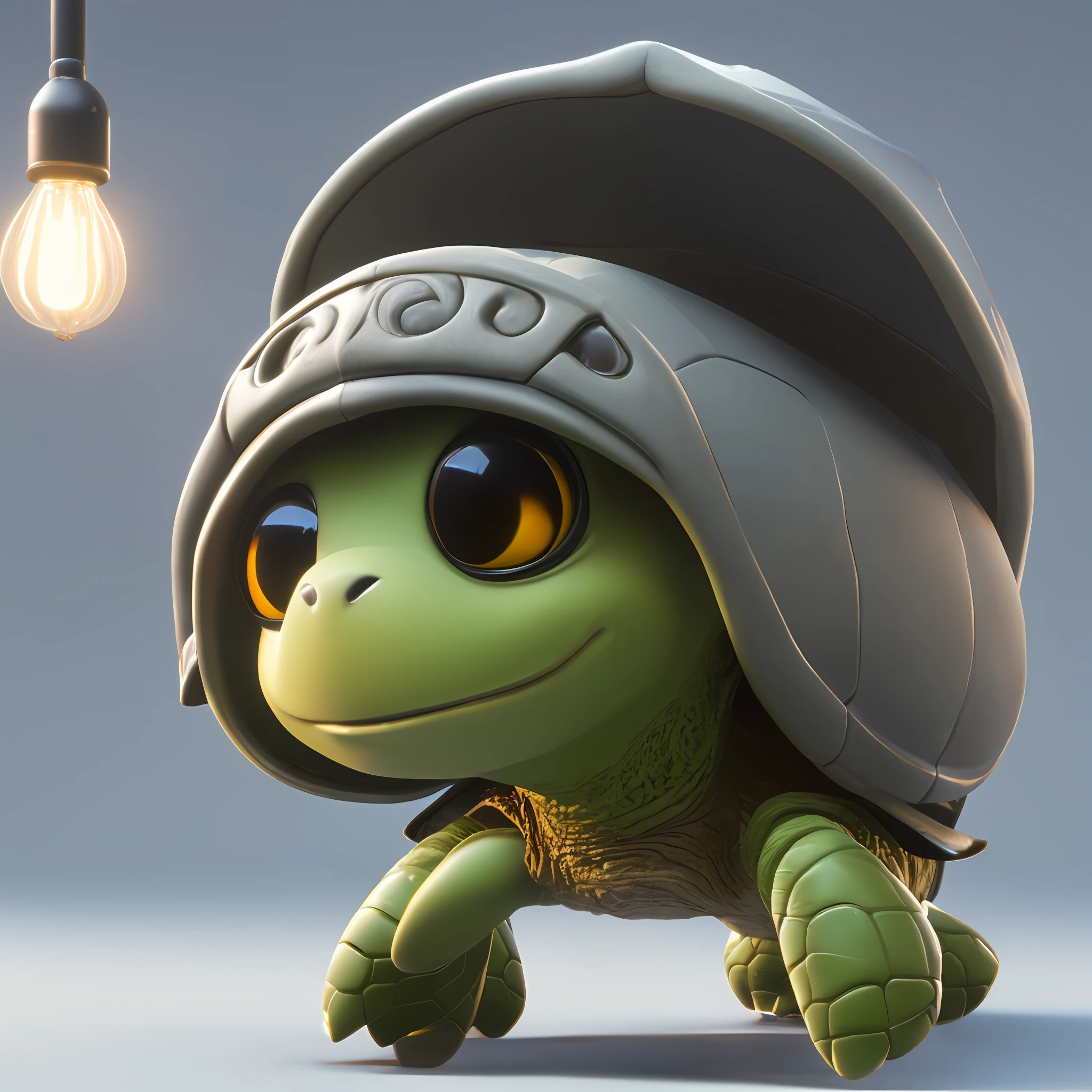 Cute adorable turtle that greets you with a wave and smile, Unreal Engine, cozy interior lighting, art station, detailed digital painting, cinematic, character design by Mark Ryden, Pixar, Hayao Miyazaki, Unreal 5, DAZ, Hyperrealistic, Octane Render, 3DMDT1