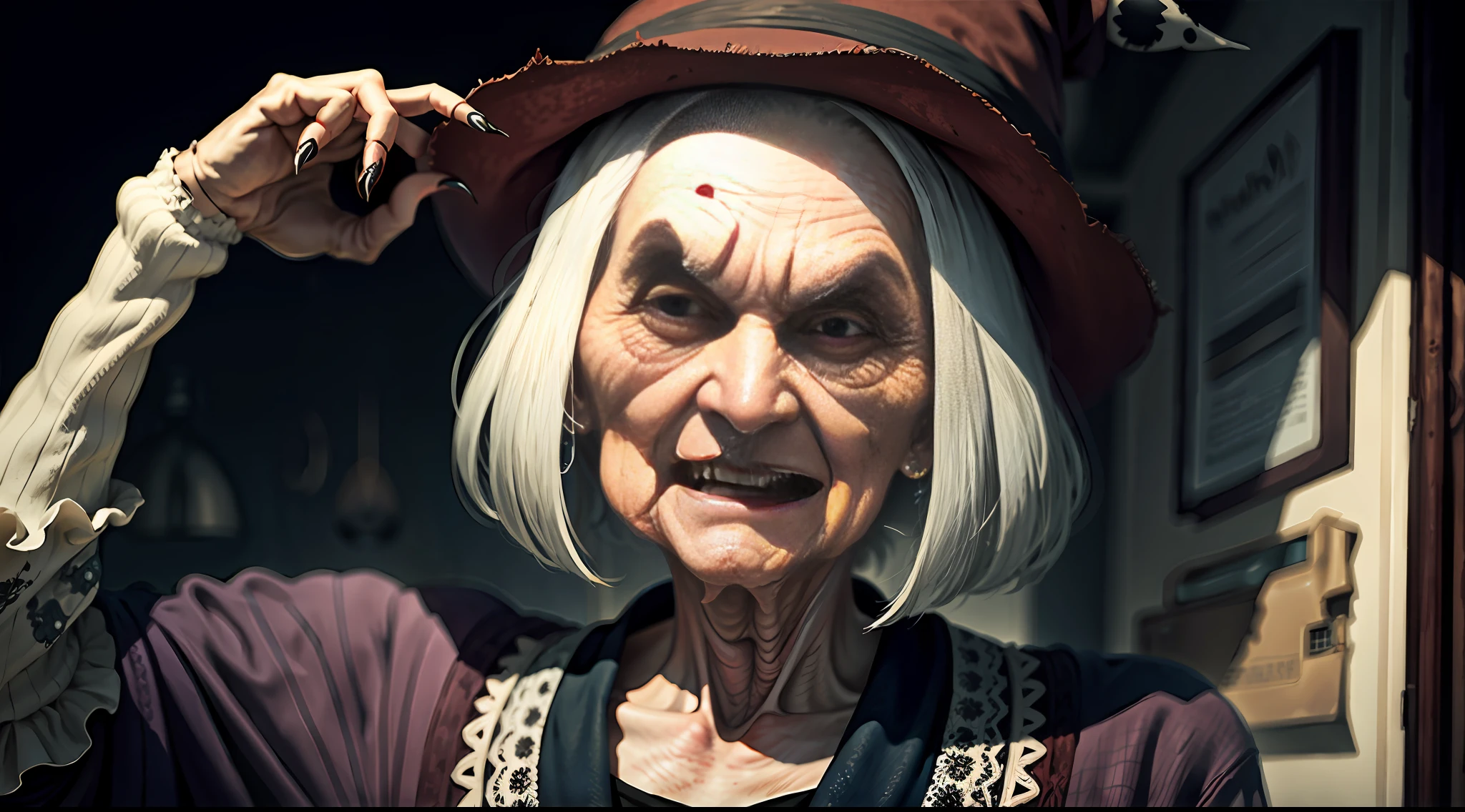 scary old woman
