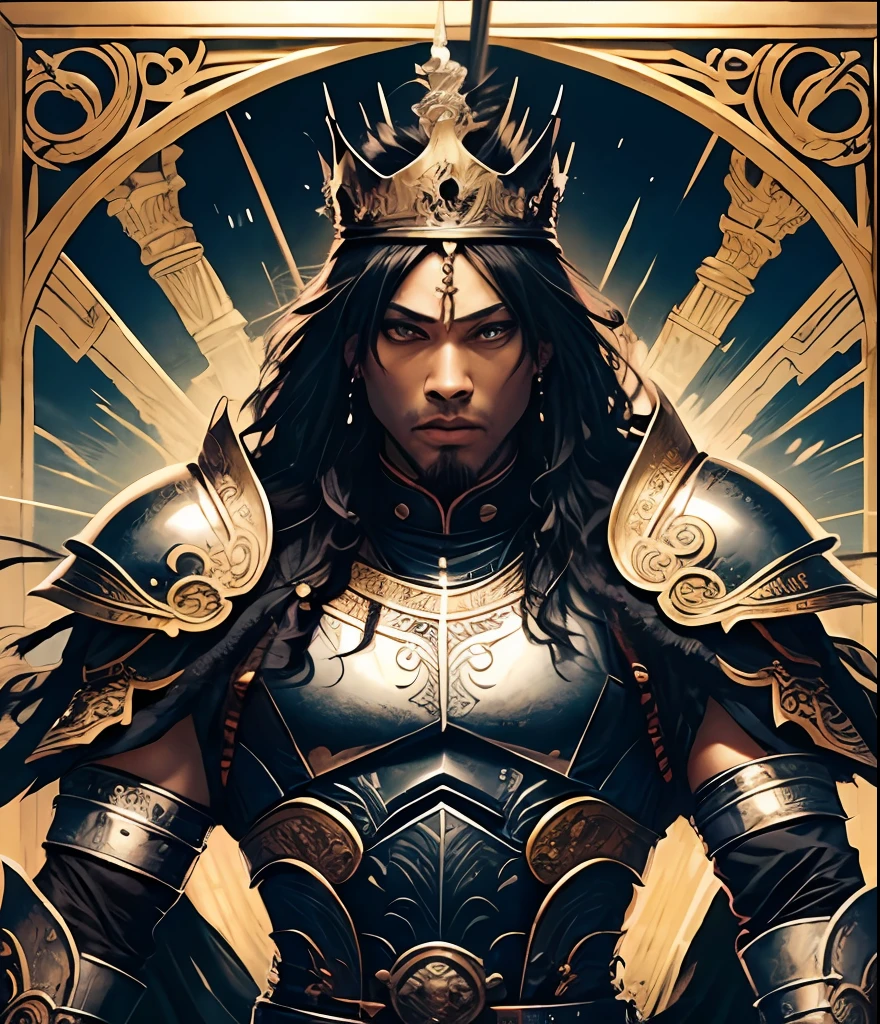 King, Black, Warrior,Sword,Manga --auto --s2