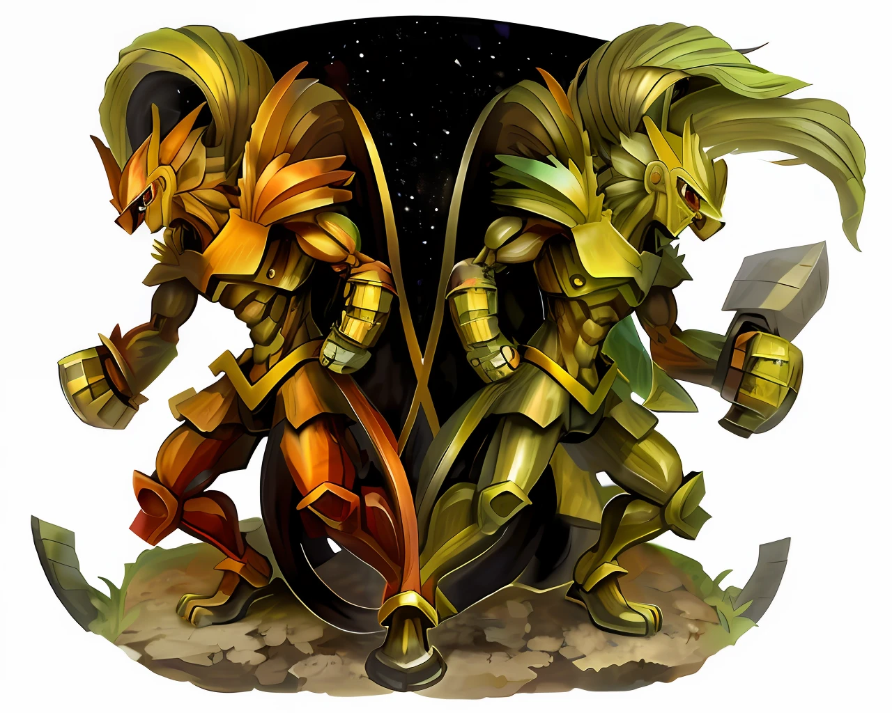 Fusion between agumon gabumon and palmon