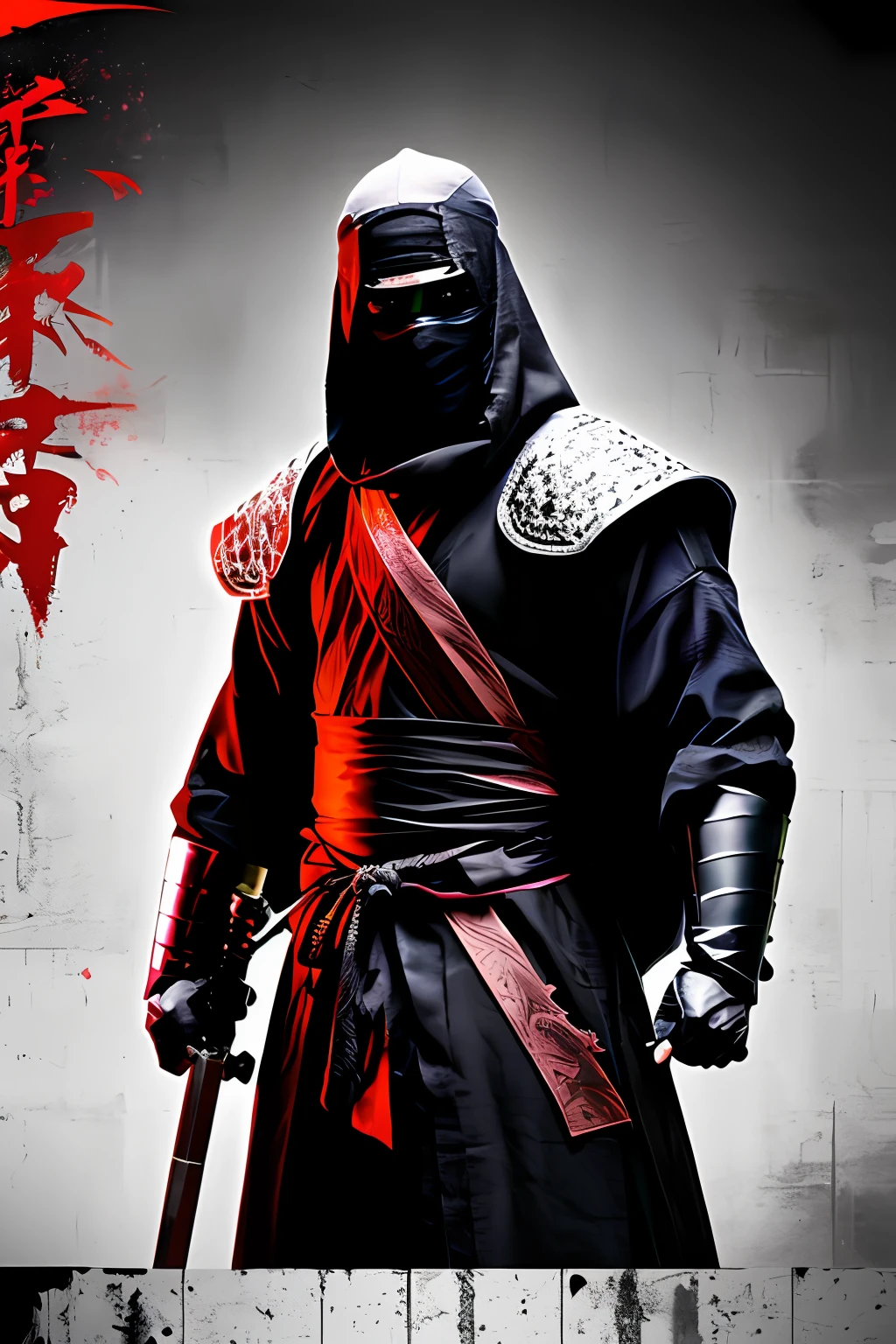 He was a ninja who served a feudal lord, but was murdered by a rival. Now, he is a ghost who hides in the shadows and darkness, seeking revenge. He is not afraid of anything, for he is already dead. He is an invisible and ruthless assassin, who uses his kunais and shurikens to eliminate his targets. He has as allies the spirits of darkness, and the nocturnal animals. He is the specter of the night, and no one can escape his fury.