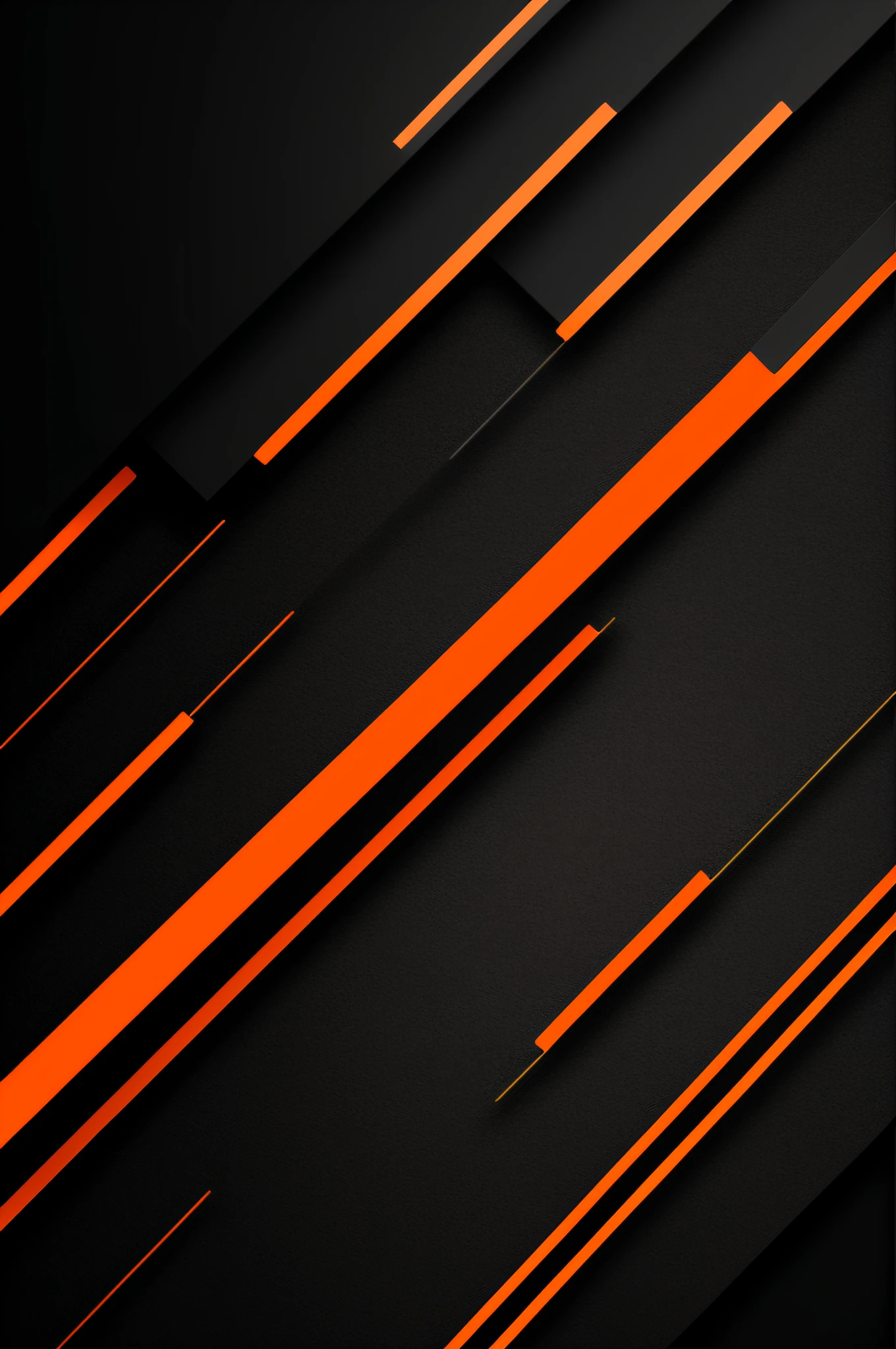 Black and orange background for ultra detailed 4K mobile app