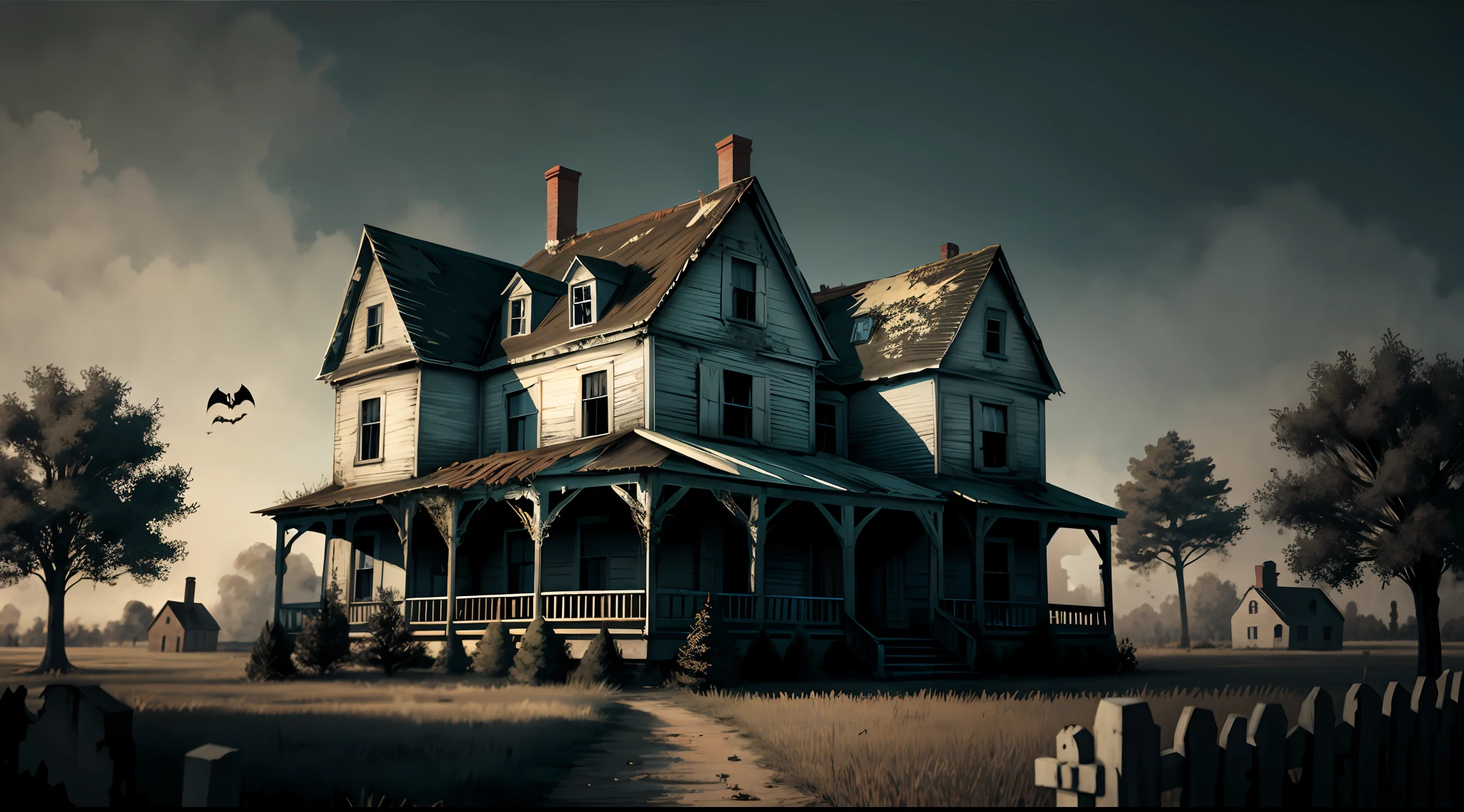 haunted old house