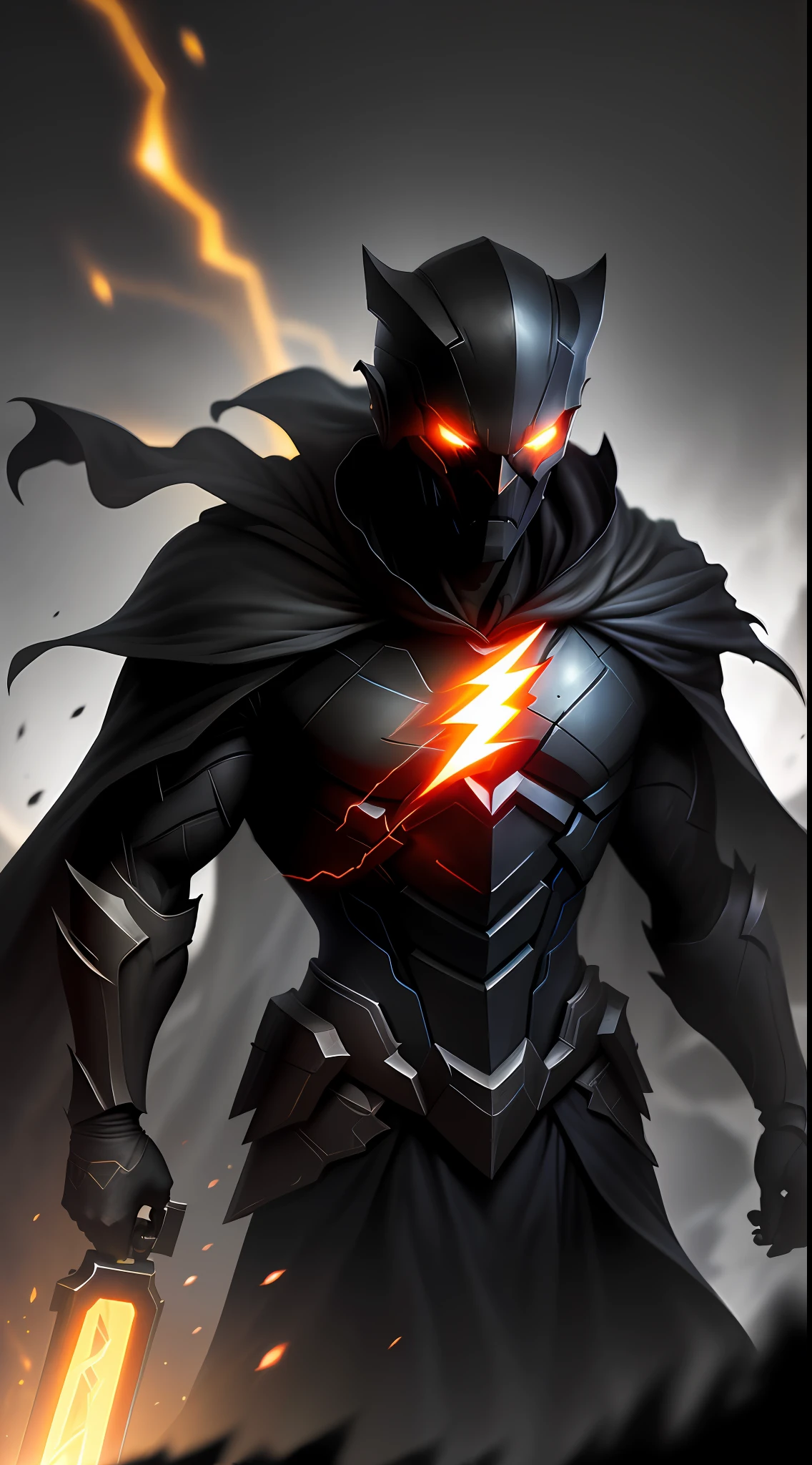 (dark shot: 1.1), epic realistic, Flash in the dark with glowing eyes and glowing cape, soft cinematic light, Adobe Lightroom, darkroom, HDR, intricate, highly detailed, (depth of field: 1.4), hyper-detail (artstation: 1.4), cinematic, warm light, dramatic light (complex details: 1.1)