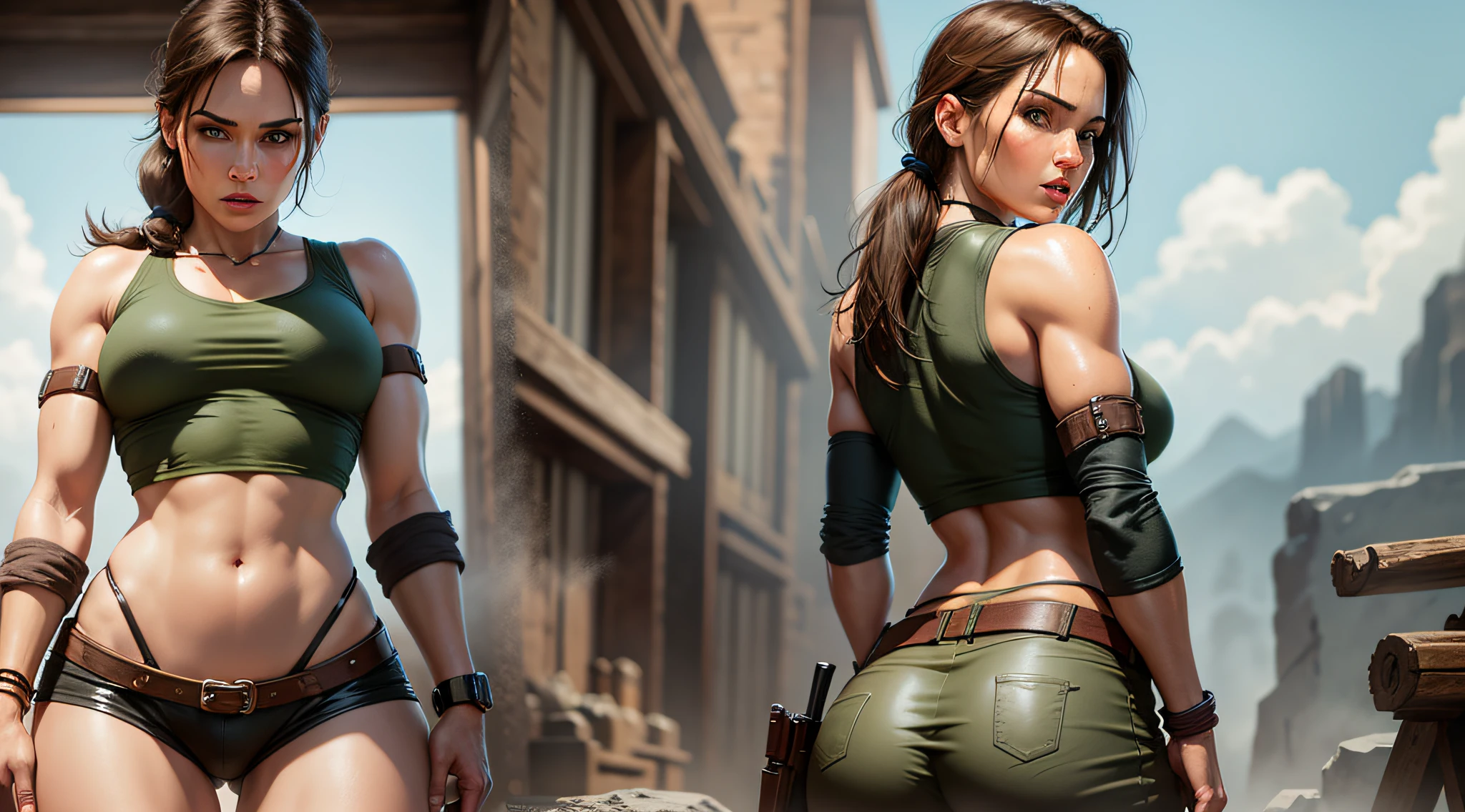Lara Croft Tom Raider, Big Ass, Little Clothes, Sexy --auto --s2