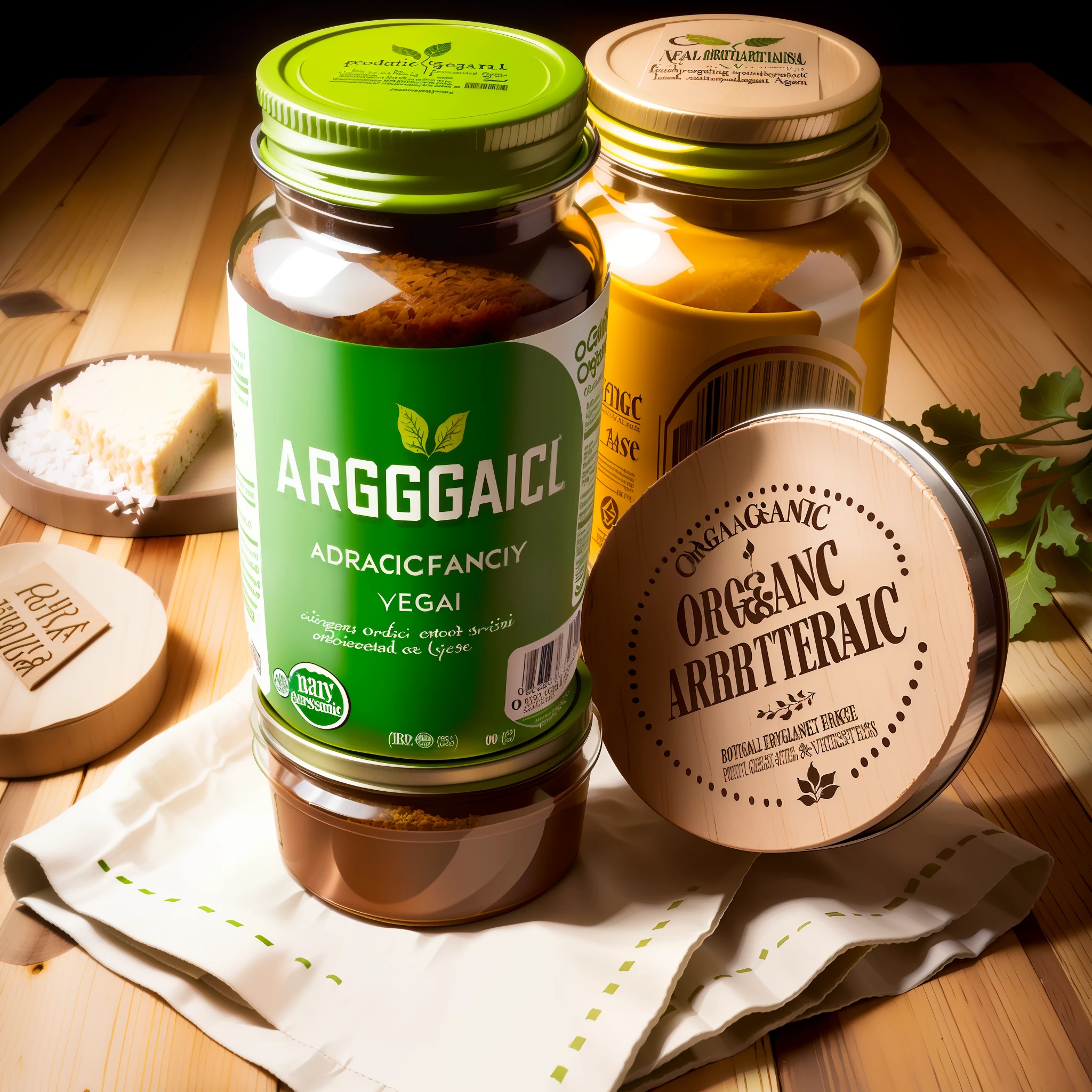 Organic Artisanal Vegan Food Products Logo