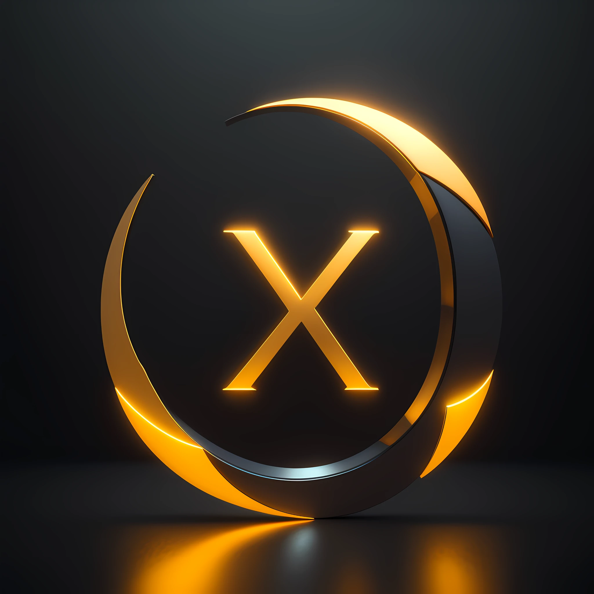 A closeup of a computer logo with a bright A C in the middle, hyperrealistic image of A C, A C logo, XPParticles, XYZ texturing, Mysterious A C, Sidefx Houdini, rendered in keyshot, cycles render 4K, photorealistic render in Octane, A C - day, render in Octane, Maxon Cinema 4D