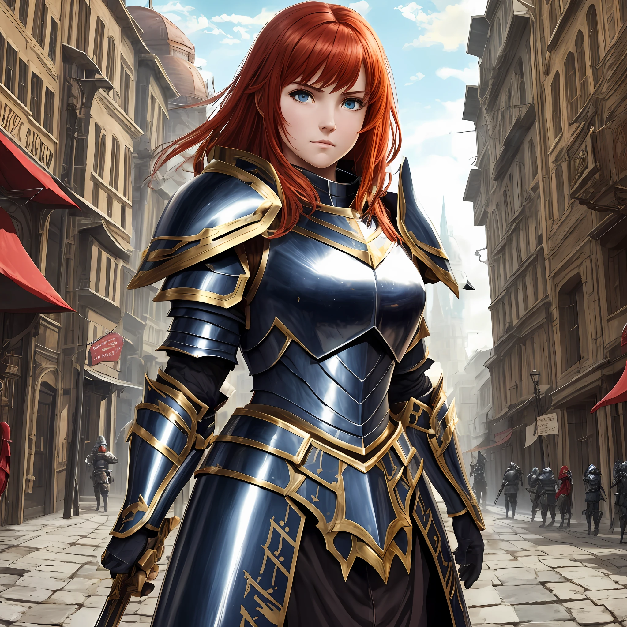 heavy obsidian gold knight armor, heavy obsidian gold plate armor, heavy plate obsidian gold armor, heavy paladin obsidian gold armor