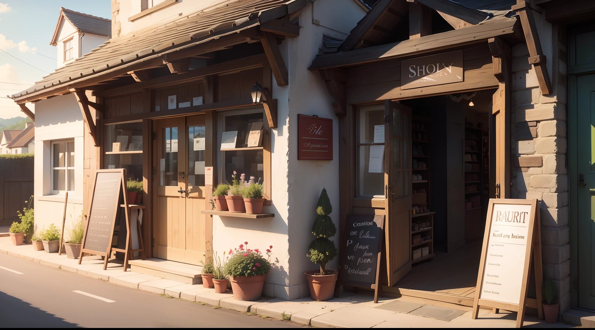 shop and post in the countryside