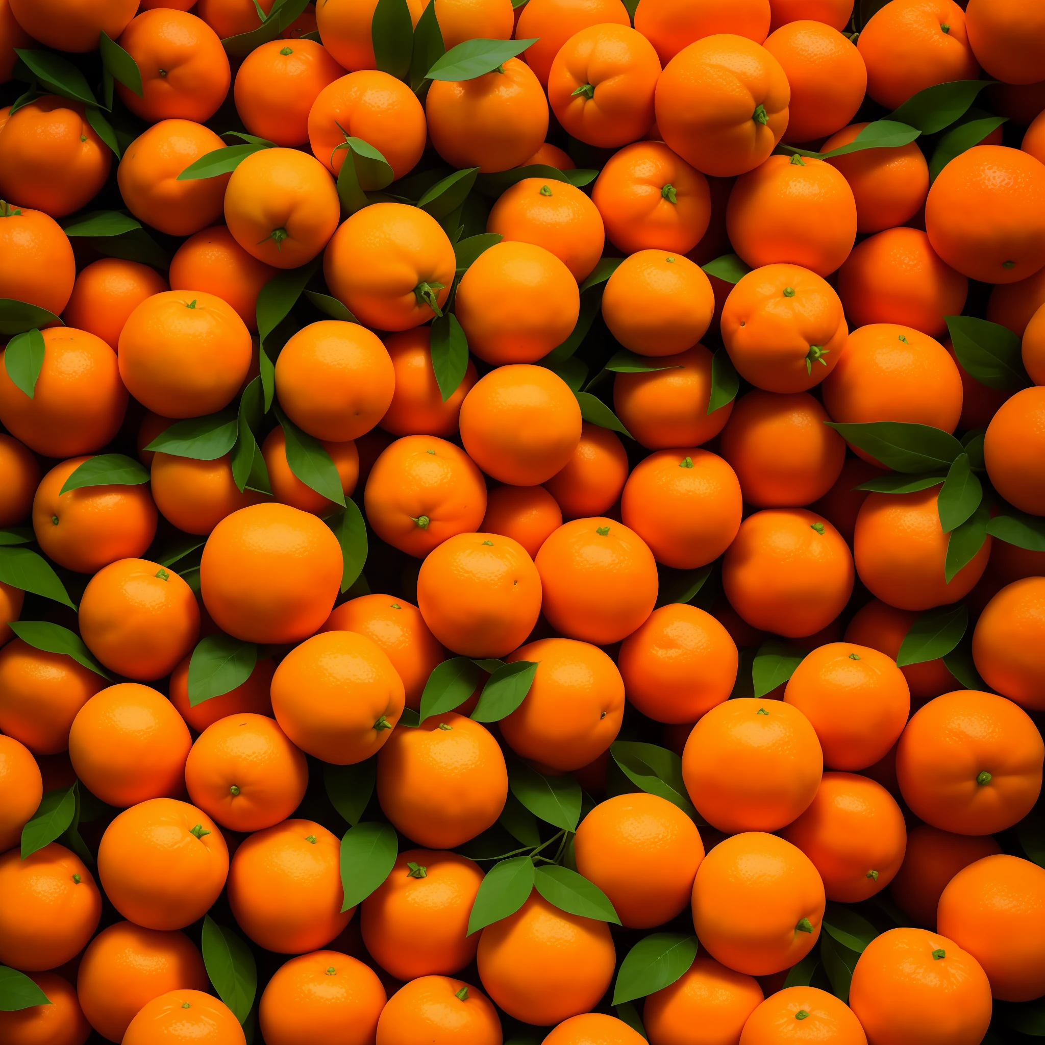 Countless oranges