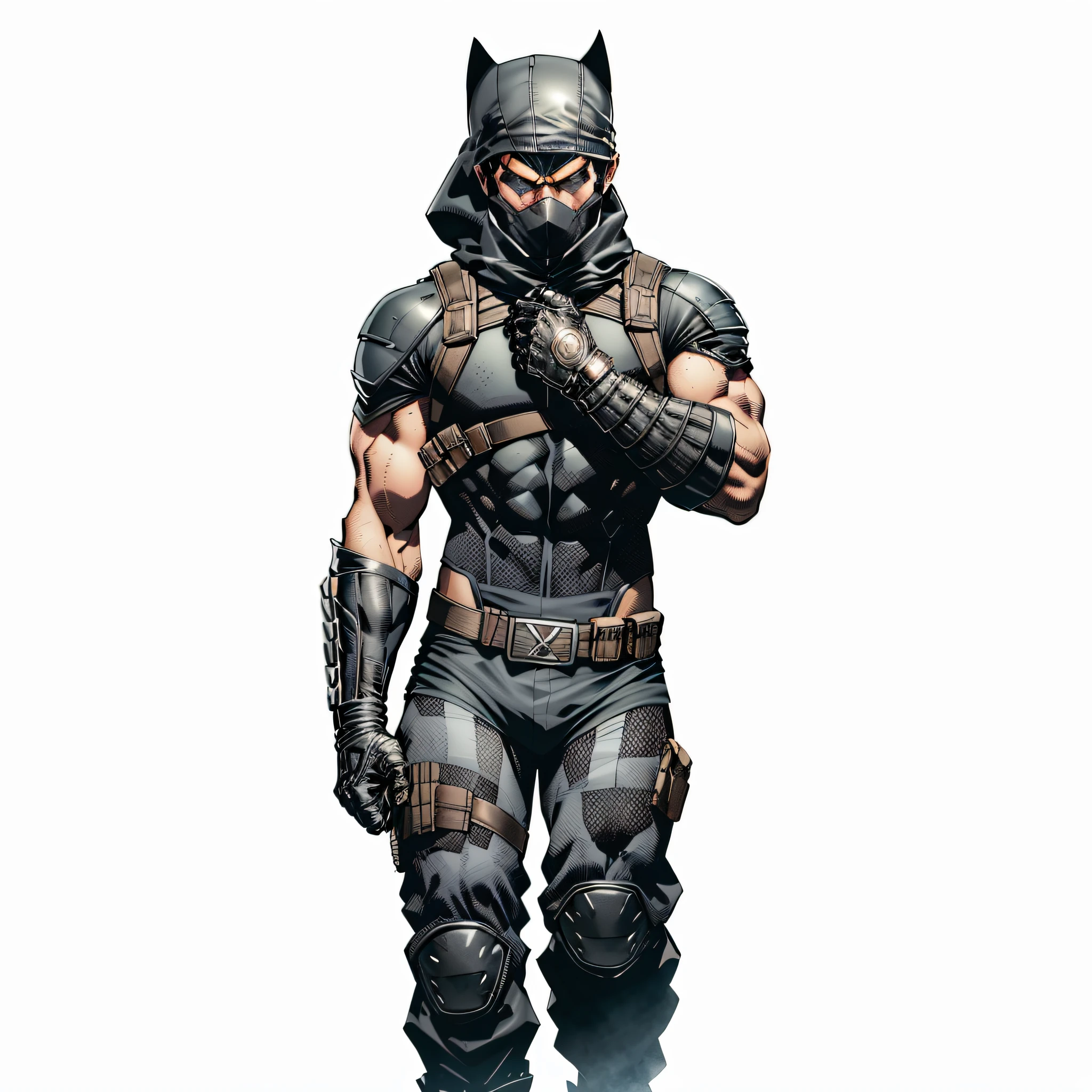 arafed man in a black costume with a gun and a helmet, character art the contra, clothed in stealth armor, snake eyes, full body x-force outfit, mike deodato jr, dressed in tactical armor, jason fabok, dressed in black body armour, intimidating full body armor, black octane render, obsidians skin