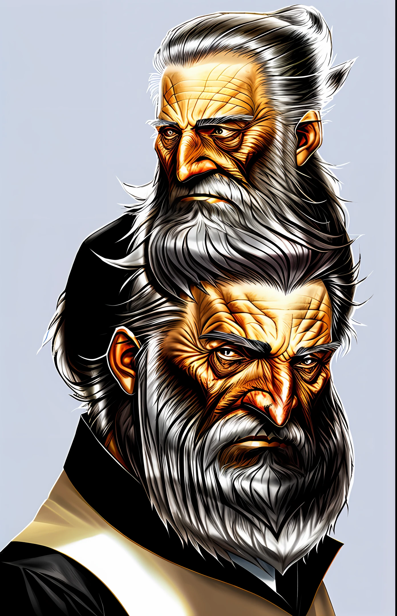 Old man with white beard