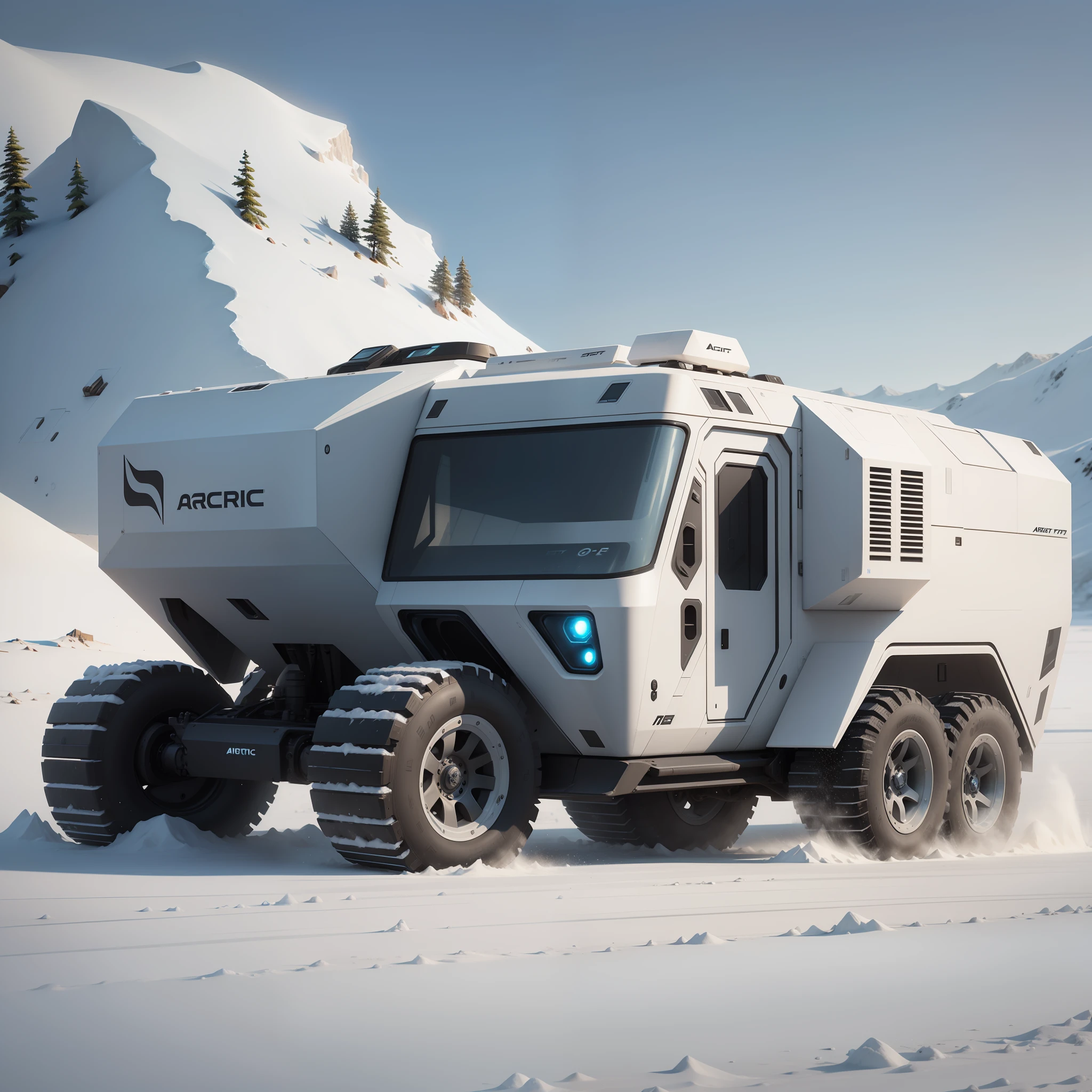 Arctic, a concept truck, unmanned.
