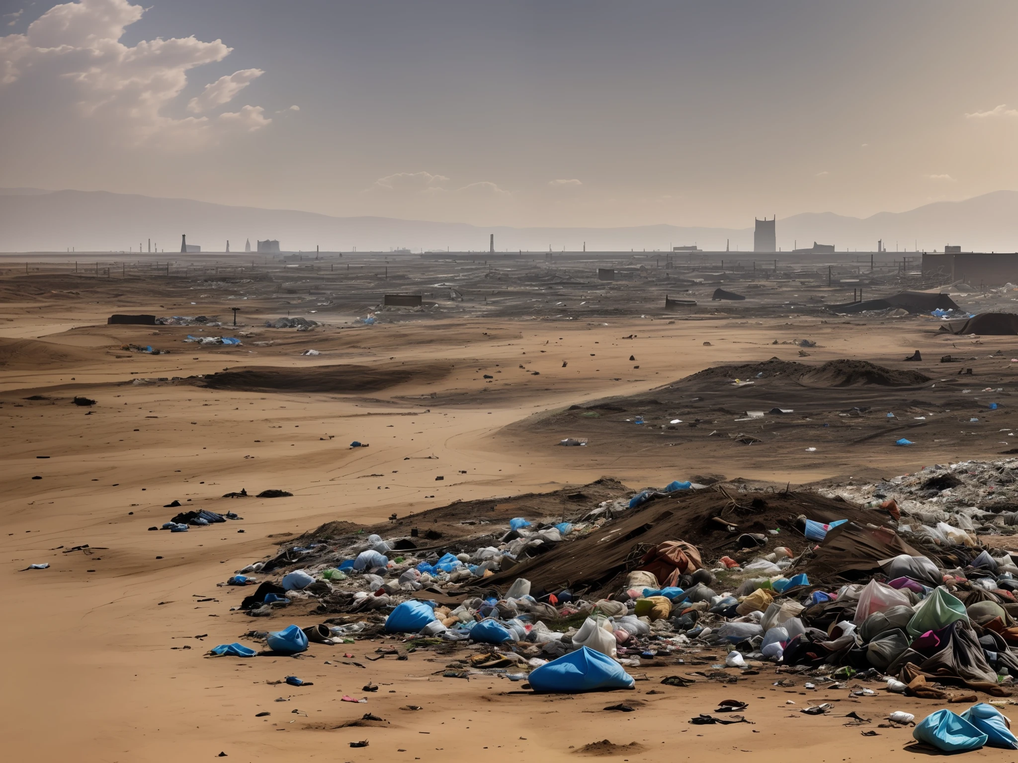 there is a dirt field with a lot of trash on it, iron smelting pits, landscape of flat wastelands, photograph taken in 2 0 2 0, looking partly to the left, the photo shows a large, photo taken in 2 0 2 0, facebook post, photo of poor condition, leaked image, burnt huts, some tanks destroyed