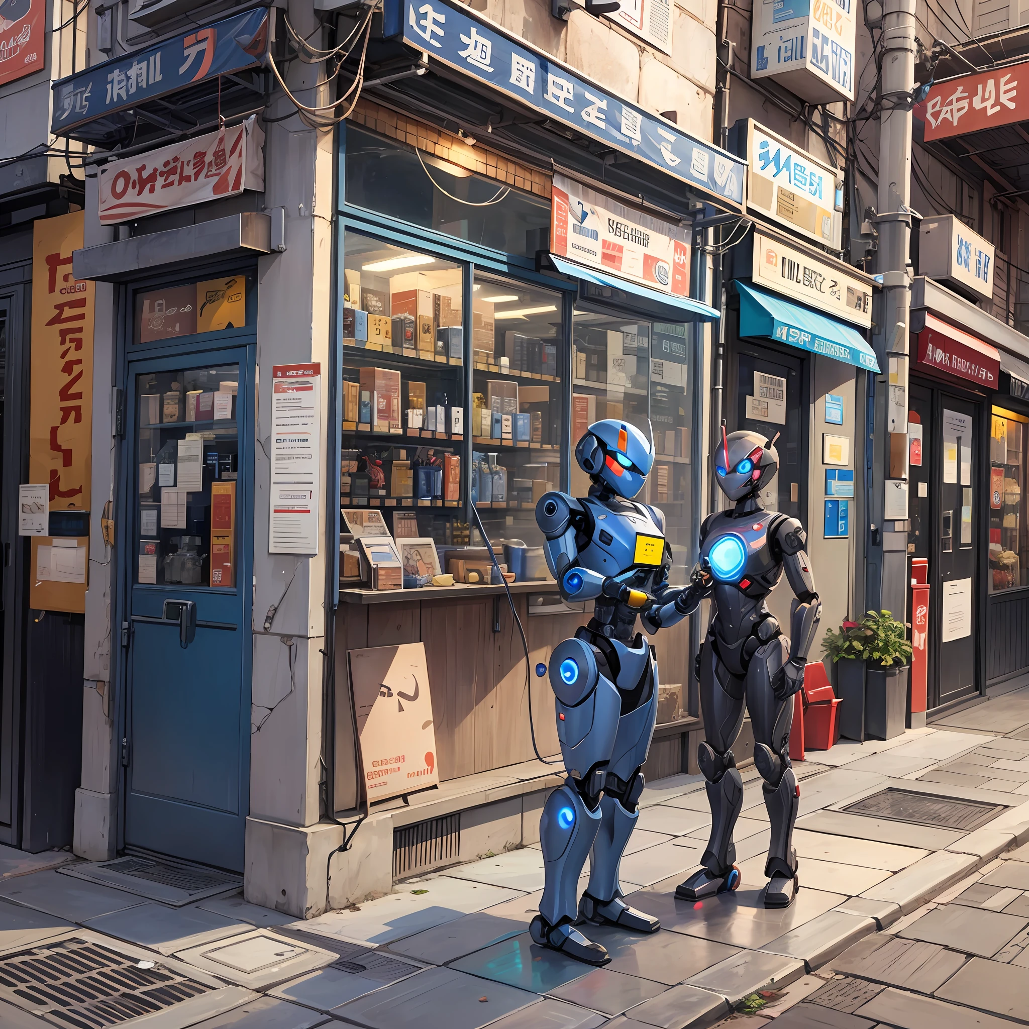 a robot asking for money --auto --s2