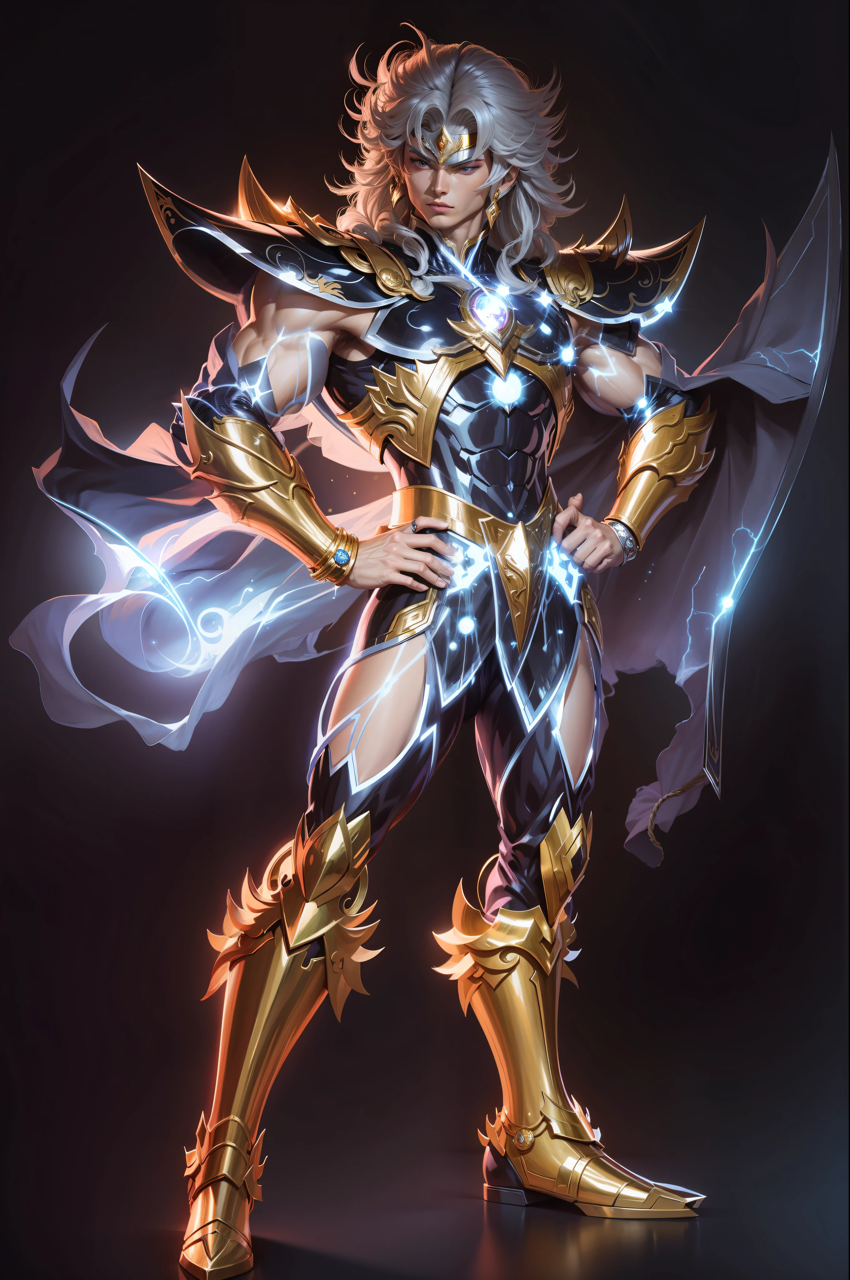 Hyoga Saint seiya, Knights of the Zodiac, in Jim Lee's trait, super detailed.