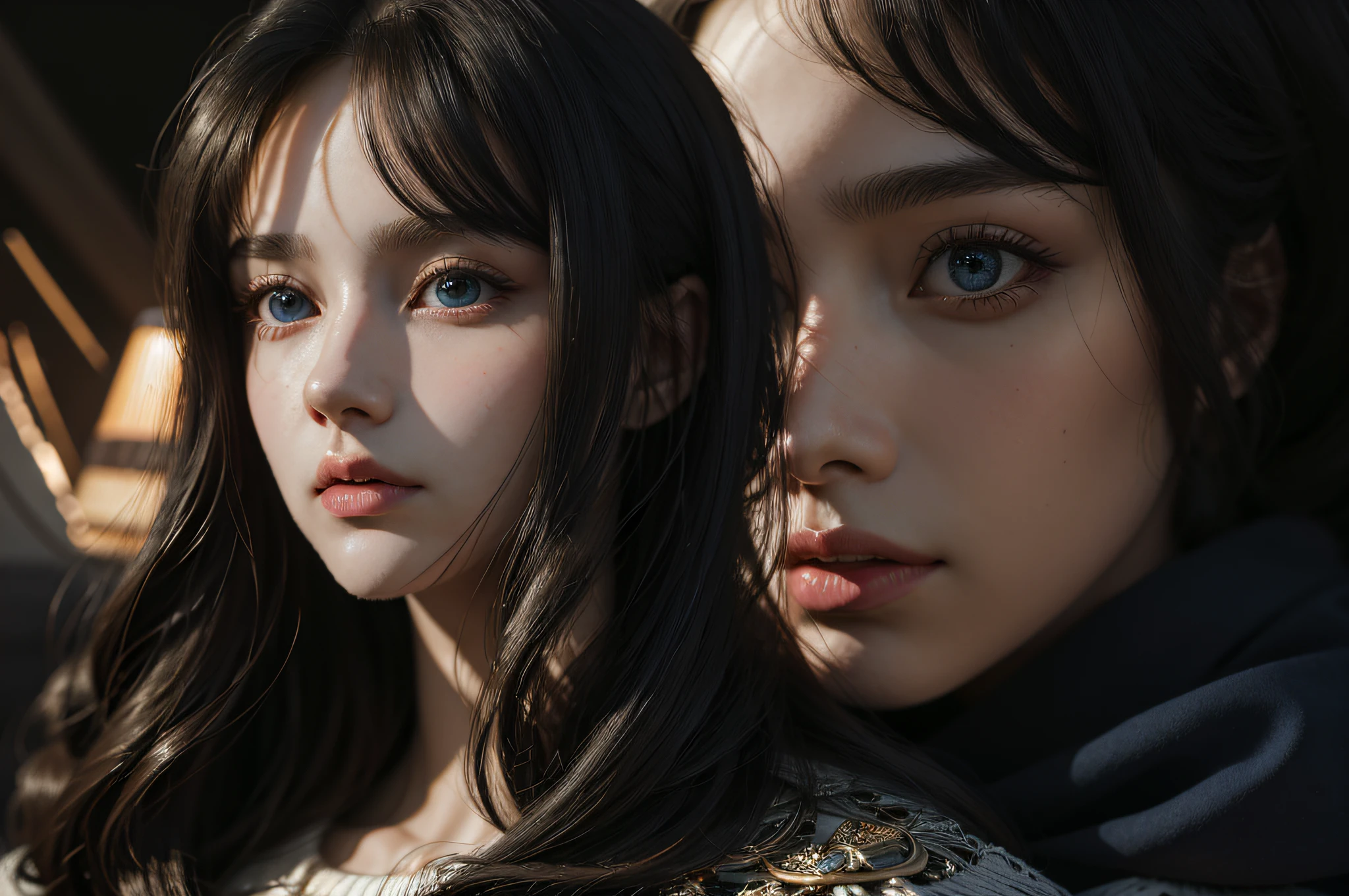 (masterpiece:1.2), (best quality:1.2), hyper realistic,highestres,absurdres,extremely detailed,volumetic,dramatic lighting,
1girl,detailed eyes,face,looking away,