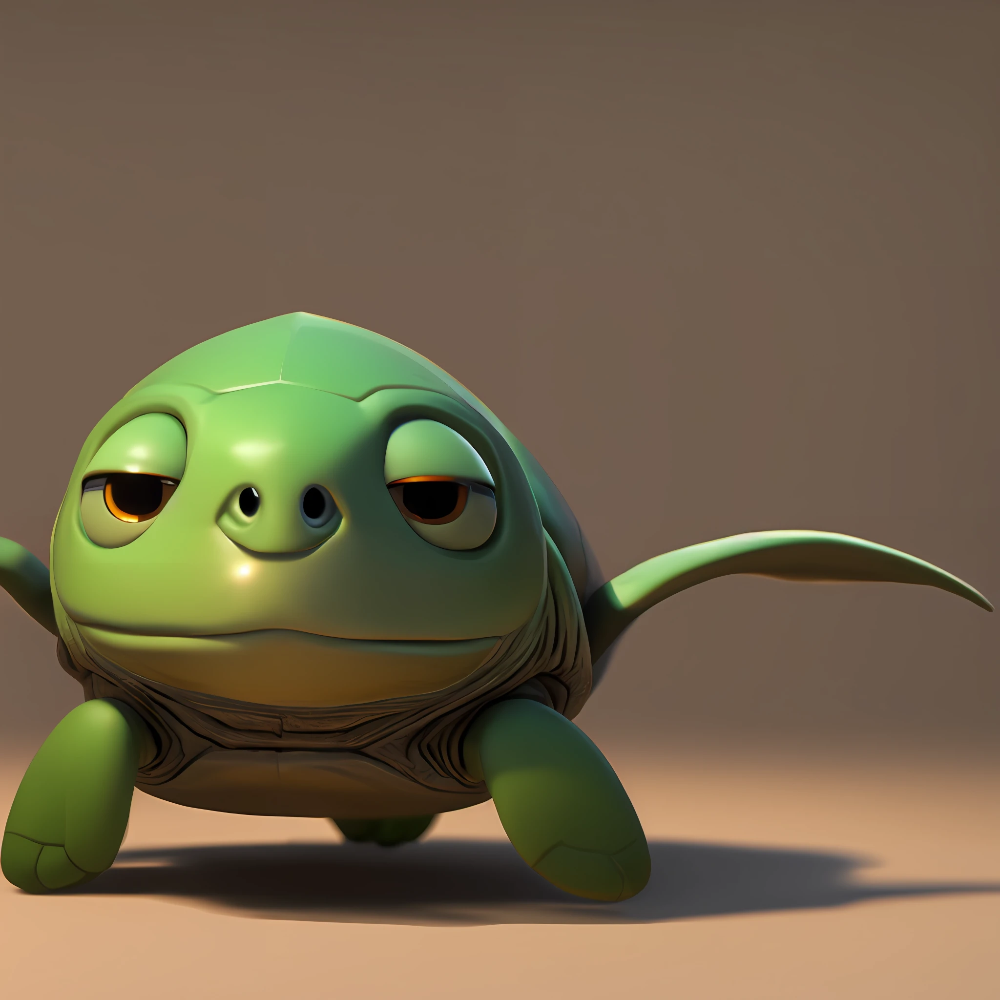 Cute adorable turtle that greets you with a wave and smile, Unreal Engine, cozy interior lighting, art station, detailed digital painting, cinematic, character design by Mark Ryden, Pixar, Hayao Miyazaki, Unreal 5, DAZ, Hyperrealistic, Octane Render, 3DMDT1