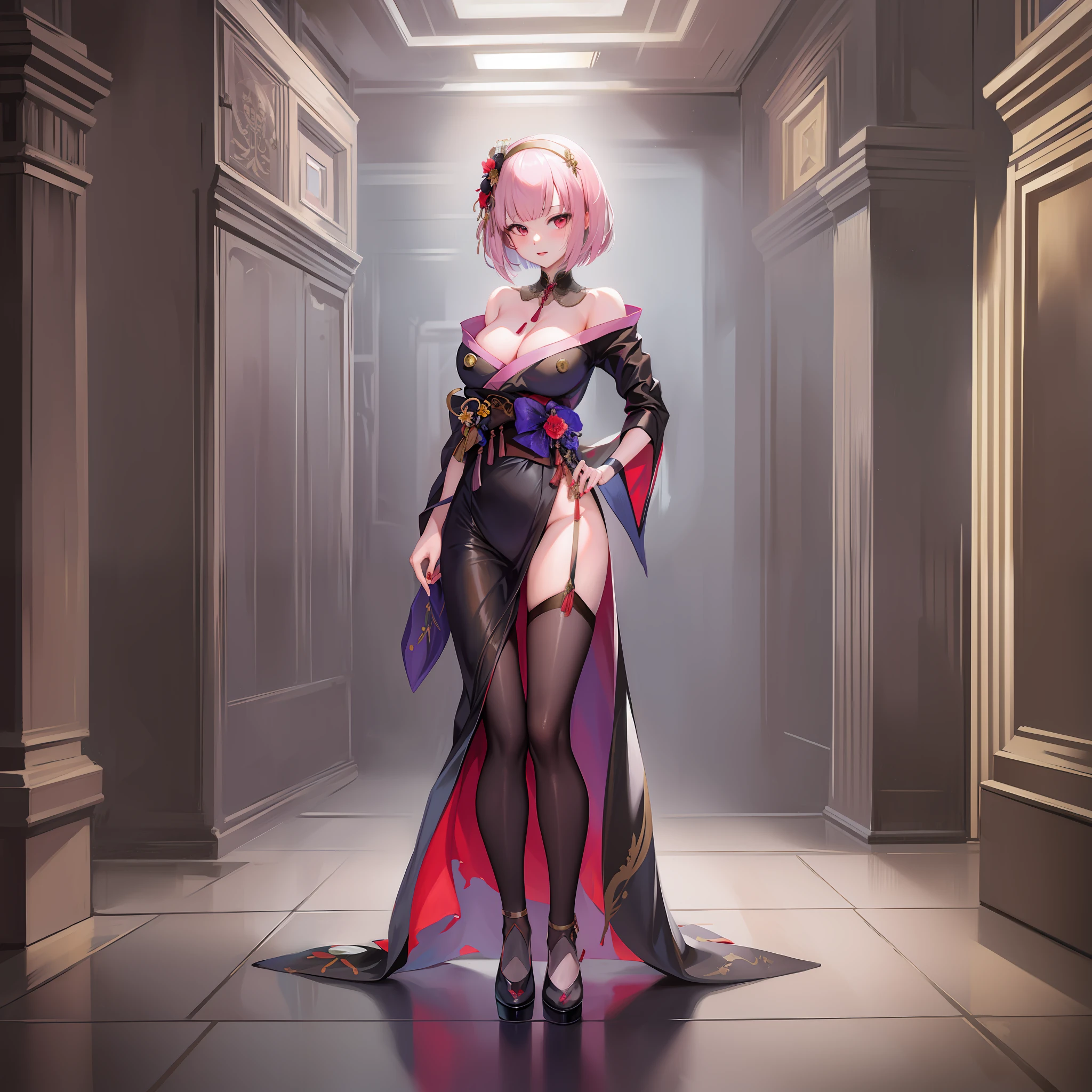 ((Masterpiece)), (Best Quality), callikim, (NSFW:1), Full Body, Solo