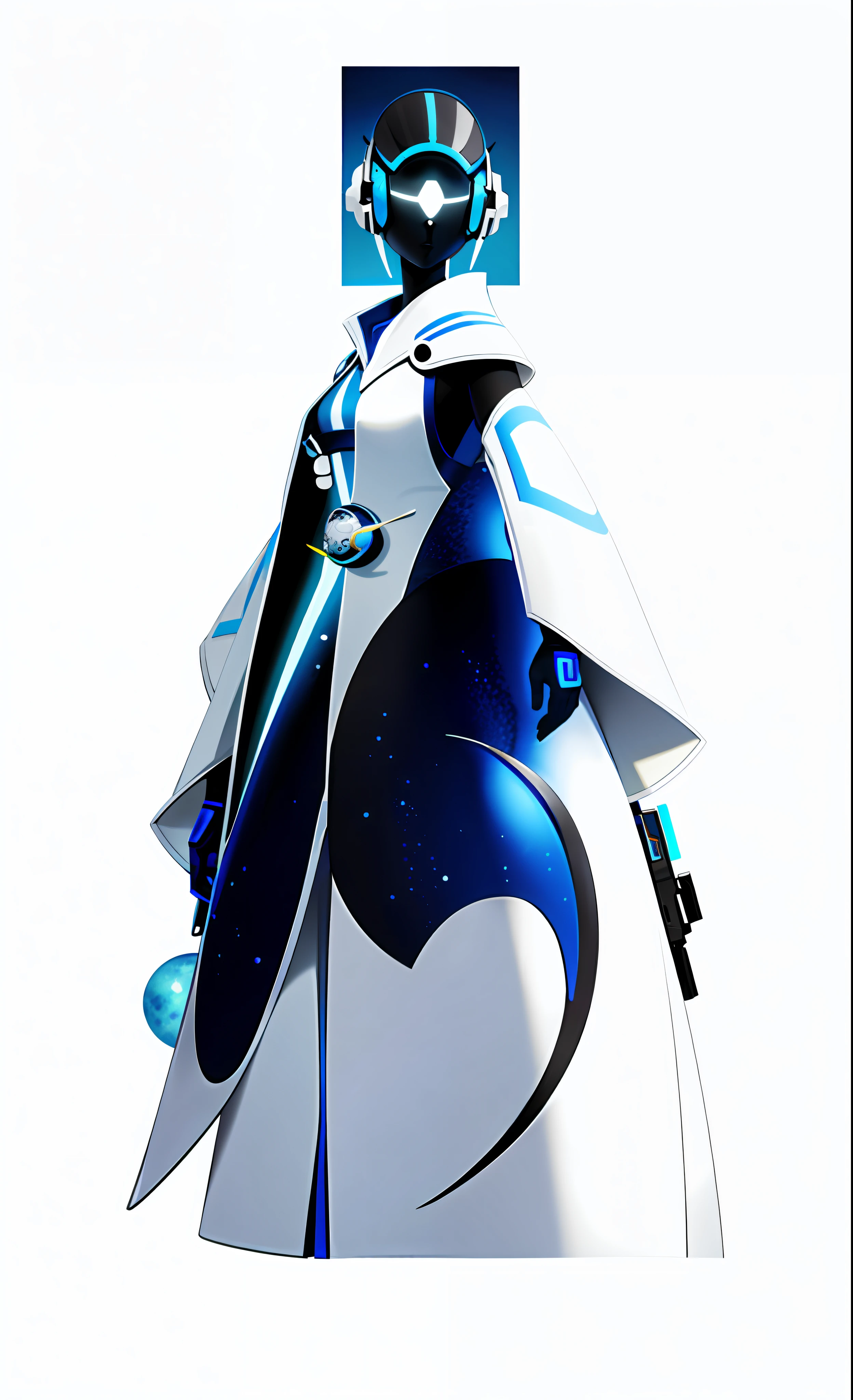 Blue tones, sci-fi style