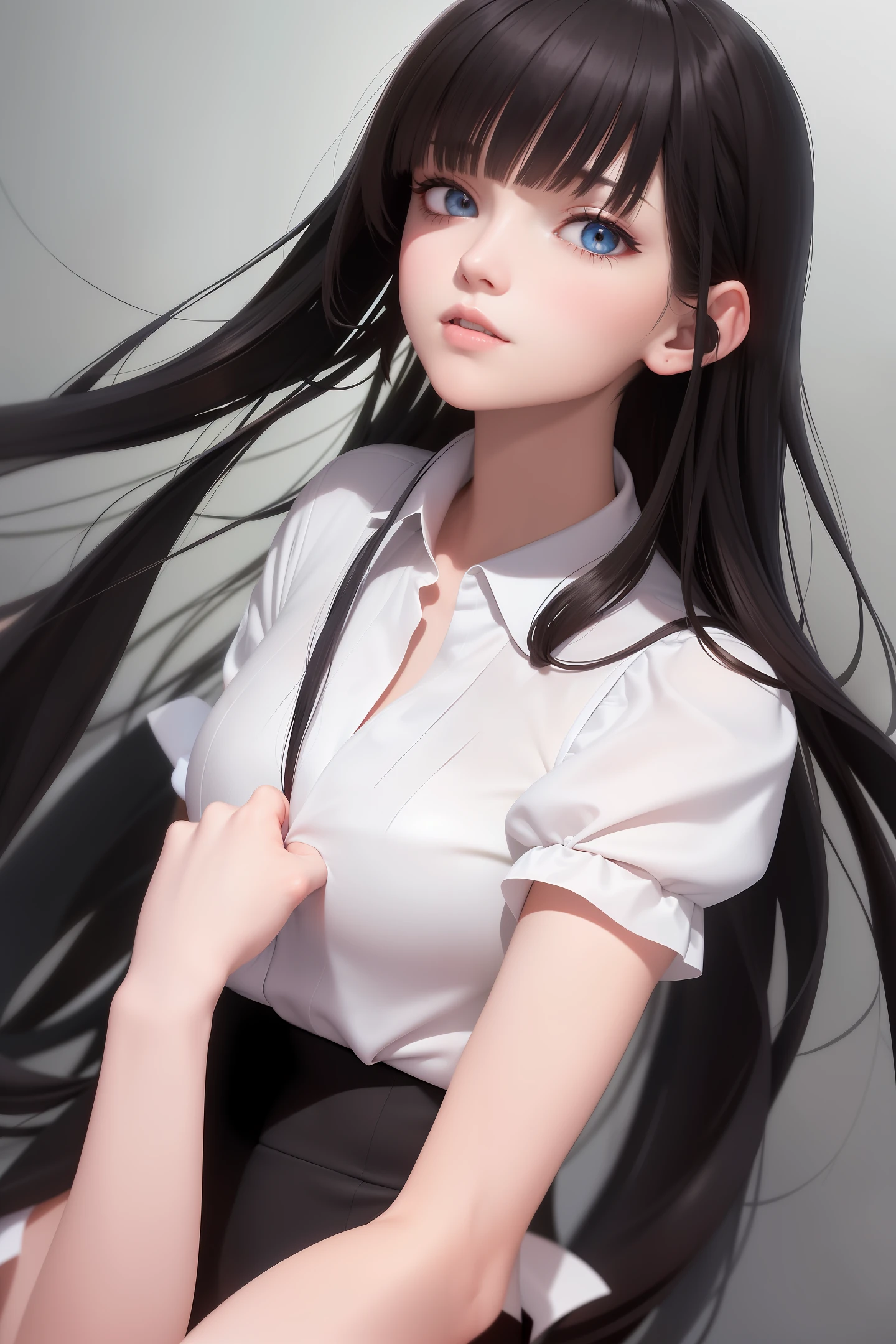 A tall, tall, tall, tall female character with long hair and waist. Her hair is black, usually coiled into a high ponytail and fixed to the top of her head, with two strands of hair hanging down the sides of her cheeks. Her eyes have a deep feeling, a pair of big dark blue eyes make people look very energetic and radiant. The face is beautiful, the facial features are full, and the contours are distinct, exuding the soft beauty that women should have.

Usually wearing a tight black boxing suit, he looks very strong and skillful. The various decorations on the boxing suit show her sensuality and fashion sense. Her gloves are longer than regular boxing gloves and she usually wears them to protect her wrists and forearms. In addition to boxing suits, there are many different styles of clothing, including her popular red dress, or sweaters suitable for icy and snowy scenes.

In short, a very beautiful, full of personality and charm of a female character