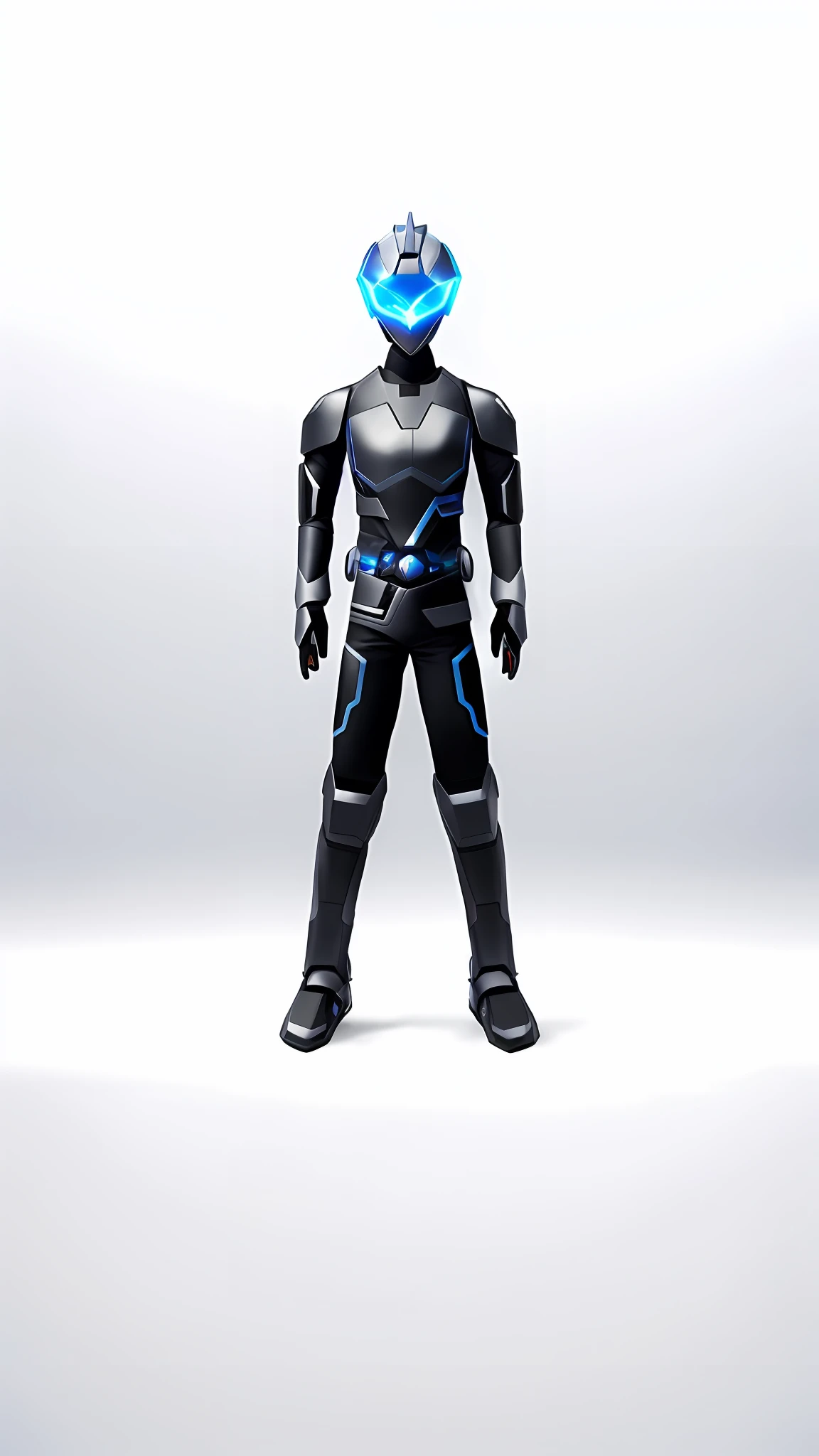 Realism, mecha, armor, tight leather clothing, wearing invisible armor, full body concept, full body character concept, black armored uniform, concept armor,