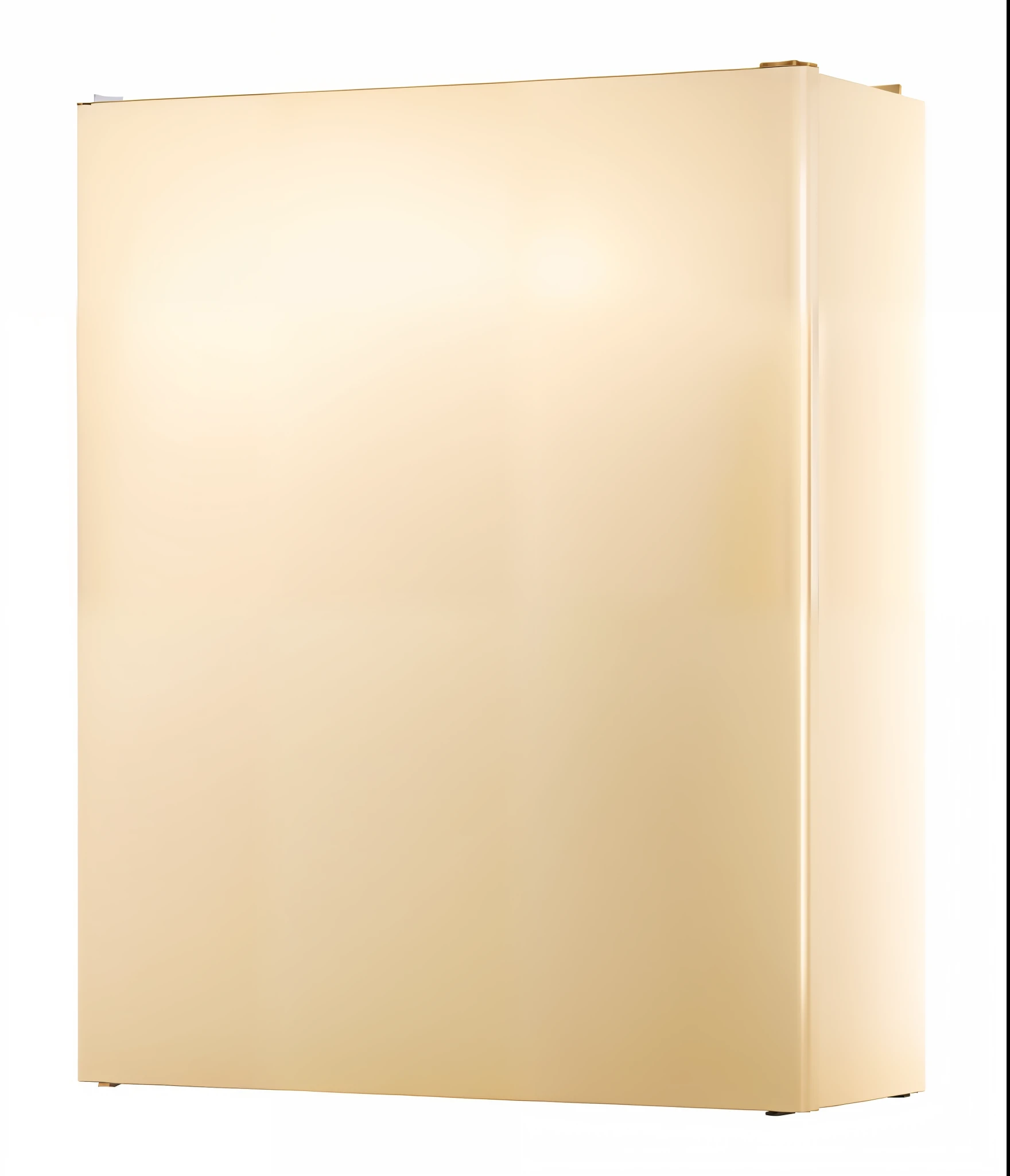 there is a white refrigerator with a door open on a black background, item, gold, rectangular, beige, cad, [ digital art, original, a large, background(solid), king, brass, large vertical blank spaces, [ moist, heavy, 2000, 2 0 0 0, mega, cream paper, golden, [epic, 1970