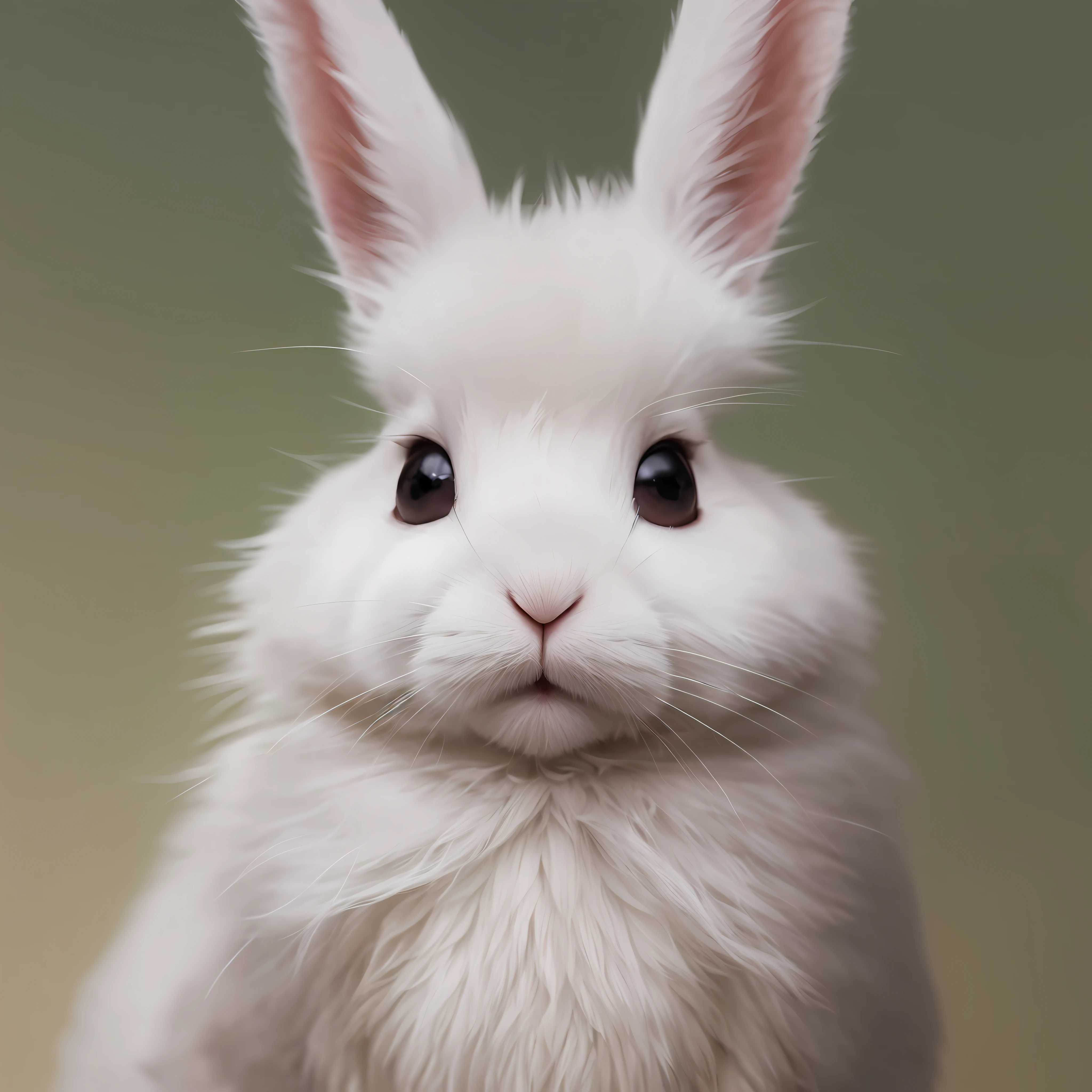 A rabbit, close-up, white fur, HD, masterpiece --auto --s2