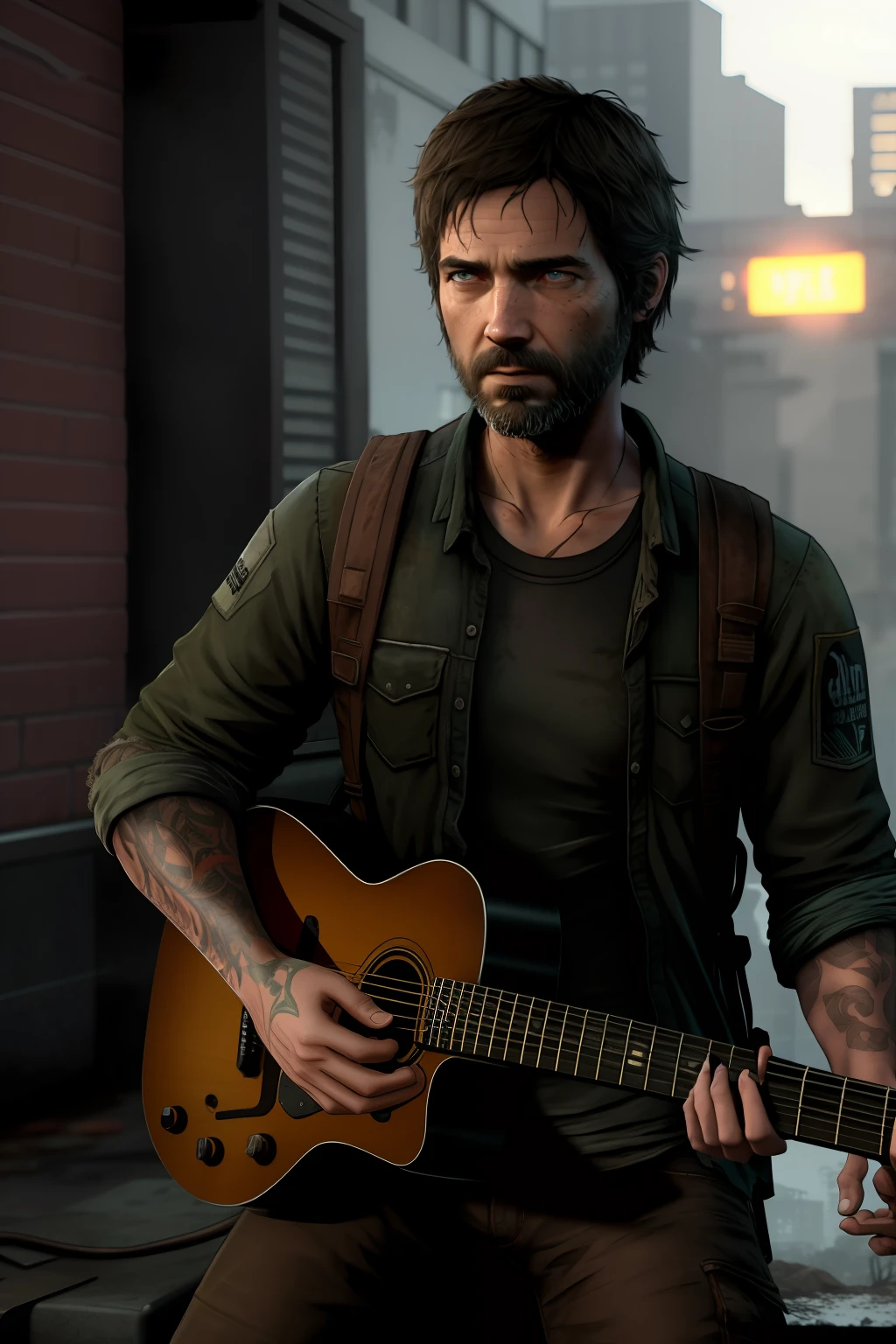 Joel de Theo last of us, 3d realista