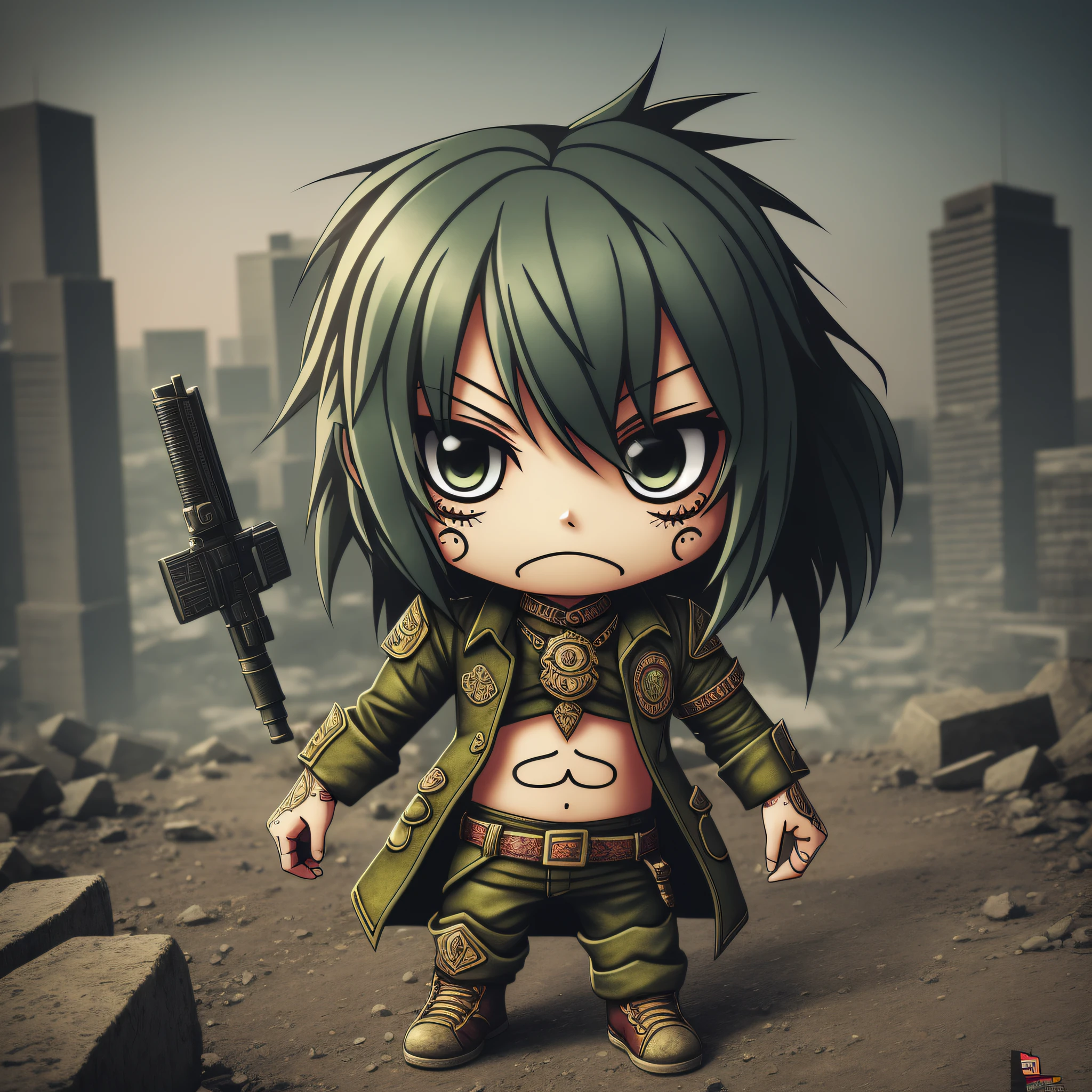 ((sticker)), chibi zombie, promo photo, intricate details, hdr, cinematics, adobe lightroom, very detailed --auto --s2