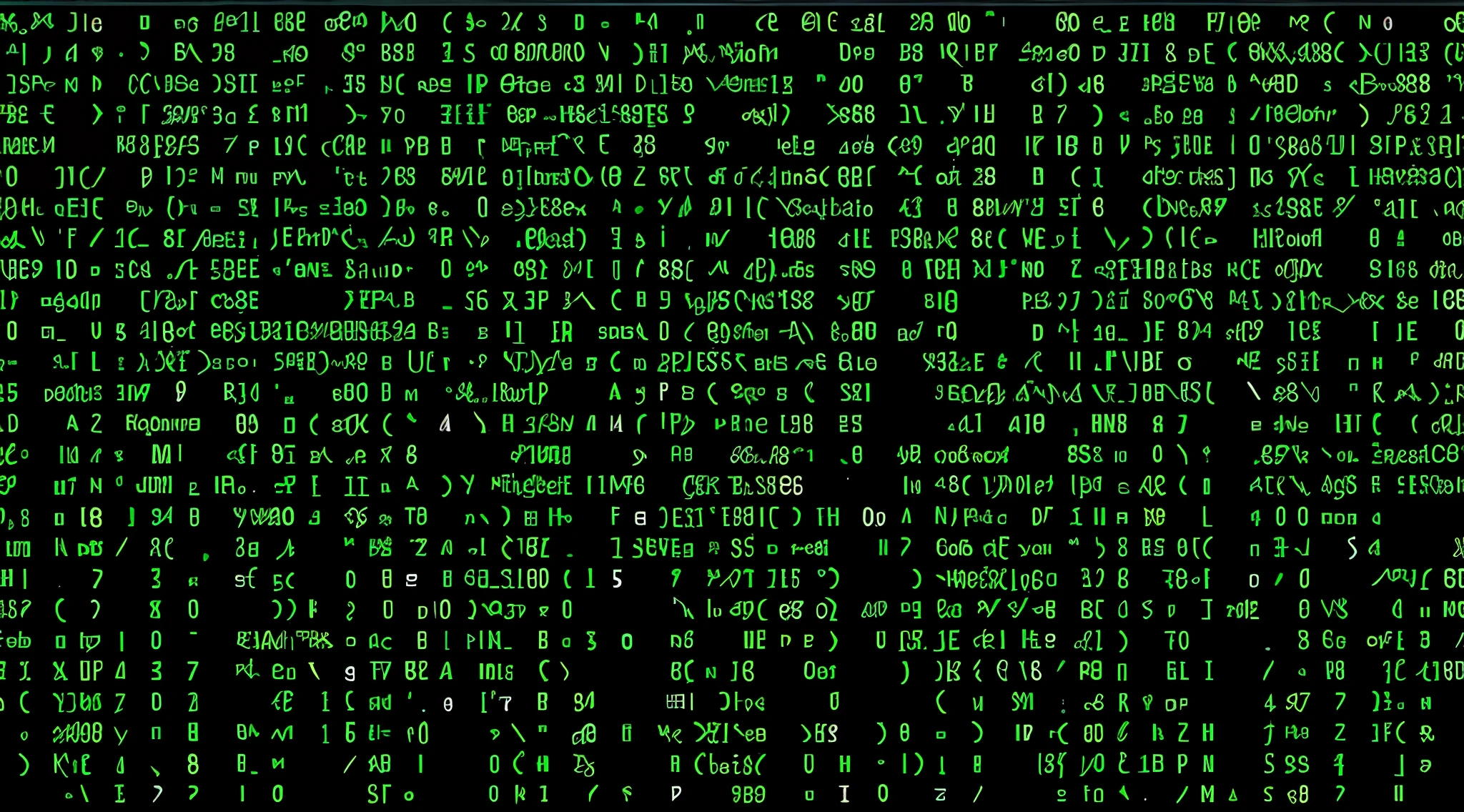 a close up of a computer screen with many green numbers, matrix text, computer code, cypherpunk background, matrix code, terminal text, ascii, obfuscate light, green matrix code, matrix symbols in the background, emissive bssrdf, desktop, corrupted file, computer wallpaper, lost in code, keygen