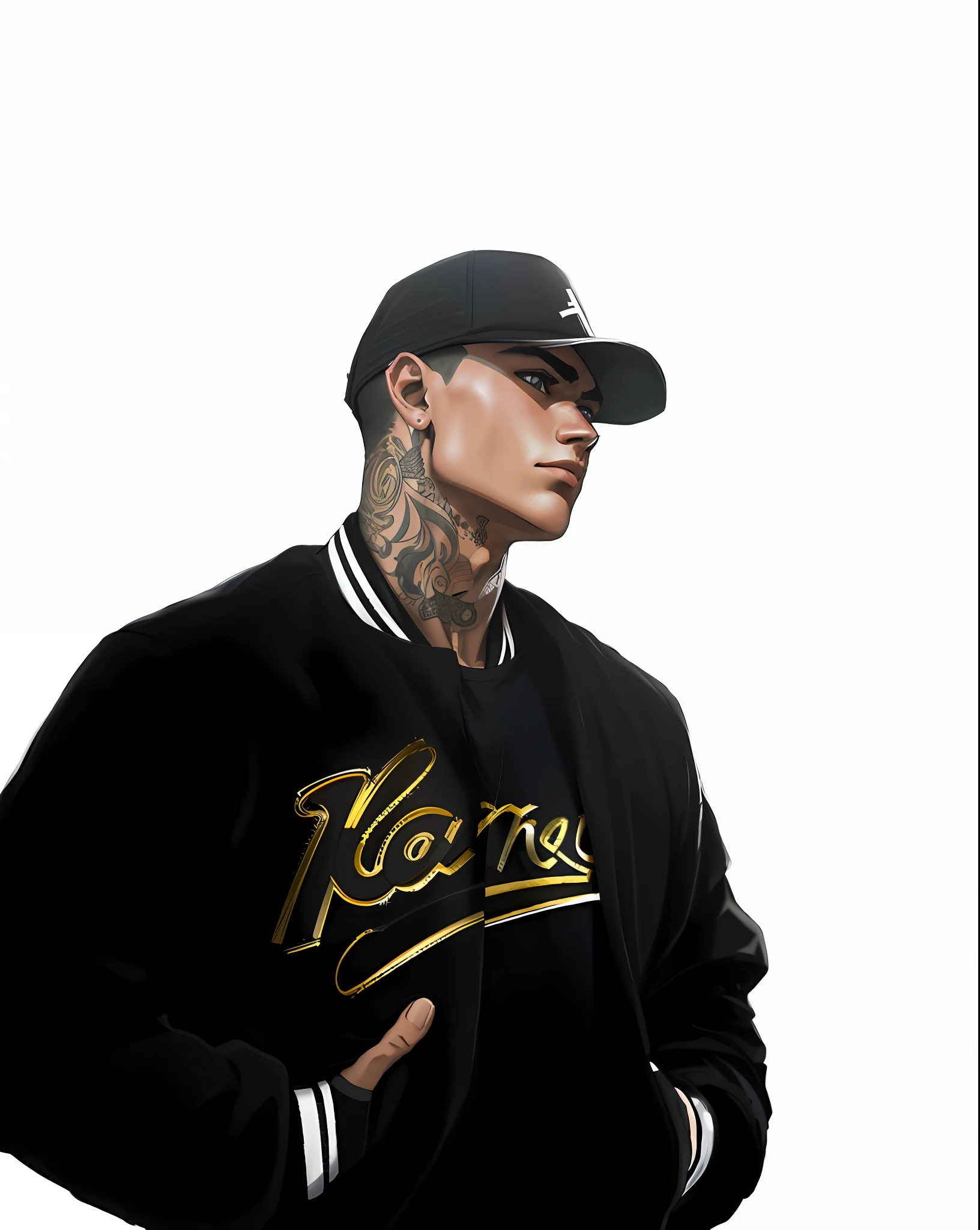 (HD, Ultra Detailed) (artwork) young man, bad boy, dangerous boy, serious face, 8k resolution