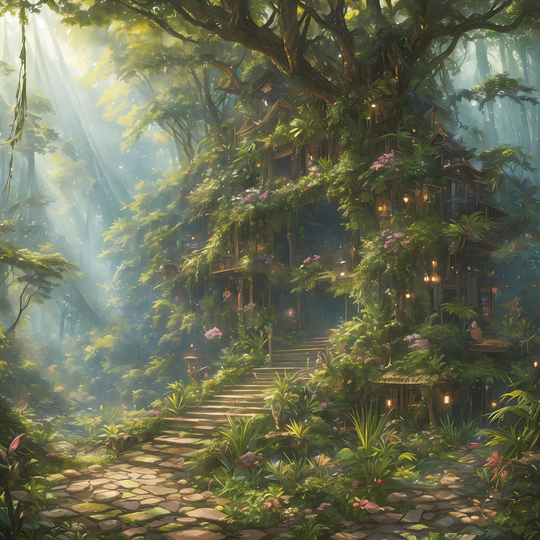 Digital illustration, detailed and intricate, of a dense jungle filled with exotic plants and animals, the sunlight filtering through the canopy creating a dappled effect. In the style of Yoshitaka Amano and Hayao Miyazaki, masterpiece, proportional, detailed, trending on artstation, beautiful lighting, realistic, intricate, award winning, 4k, highest quality
Award-winning, 4K digital painting in the style of Yoshitaka Amano. Detailed and intricate depiction of a zombie apocalypse, masterfully capturing the chaos and drama of the scene. Beautiful lighting and cinematic composition make this piece a true masterpiece, trending on artstation --auto --s2