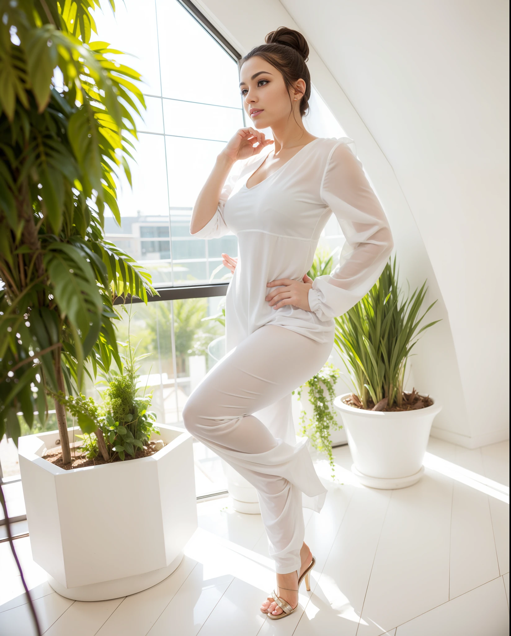 White dress