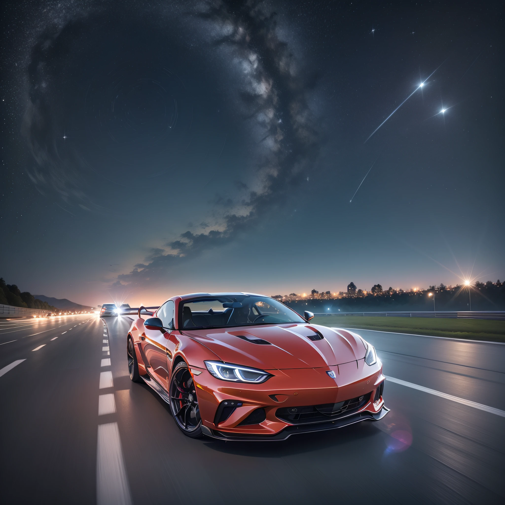 The stars in the night accompanied the sports car galloping ๐๐
Beautiful night view, sports cars dancing with stars โจ๐
Walk with the stars and drive a sports car on the ๐๐๏ธ road
As night falls, the stars accompany the sports cars along the โจ๐ road
Enjoy the night exclusively, and the sports car is racing ๐๐๏ธ under the stars